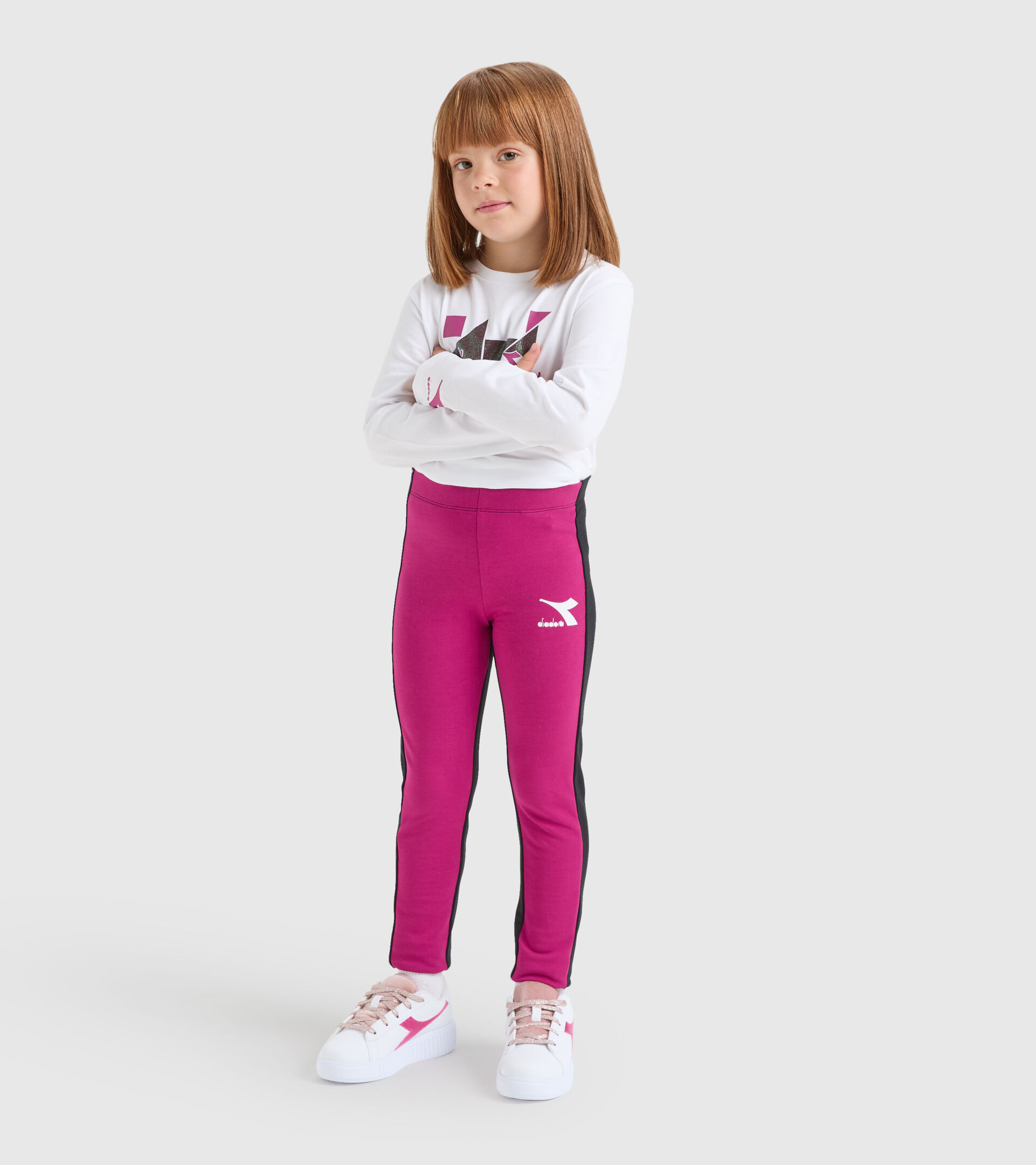 Leggings - Fille JG.LEGGINGS GLEE NOIR - Diadora