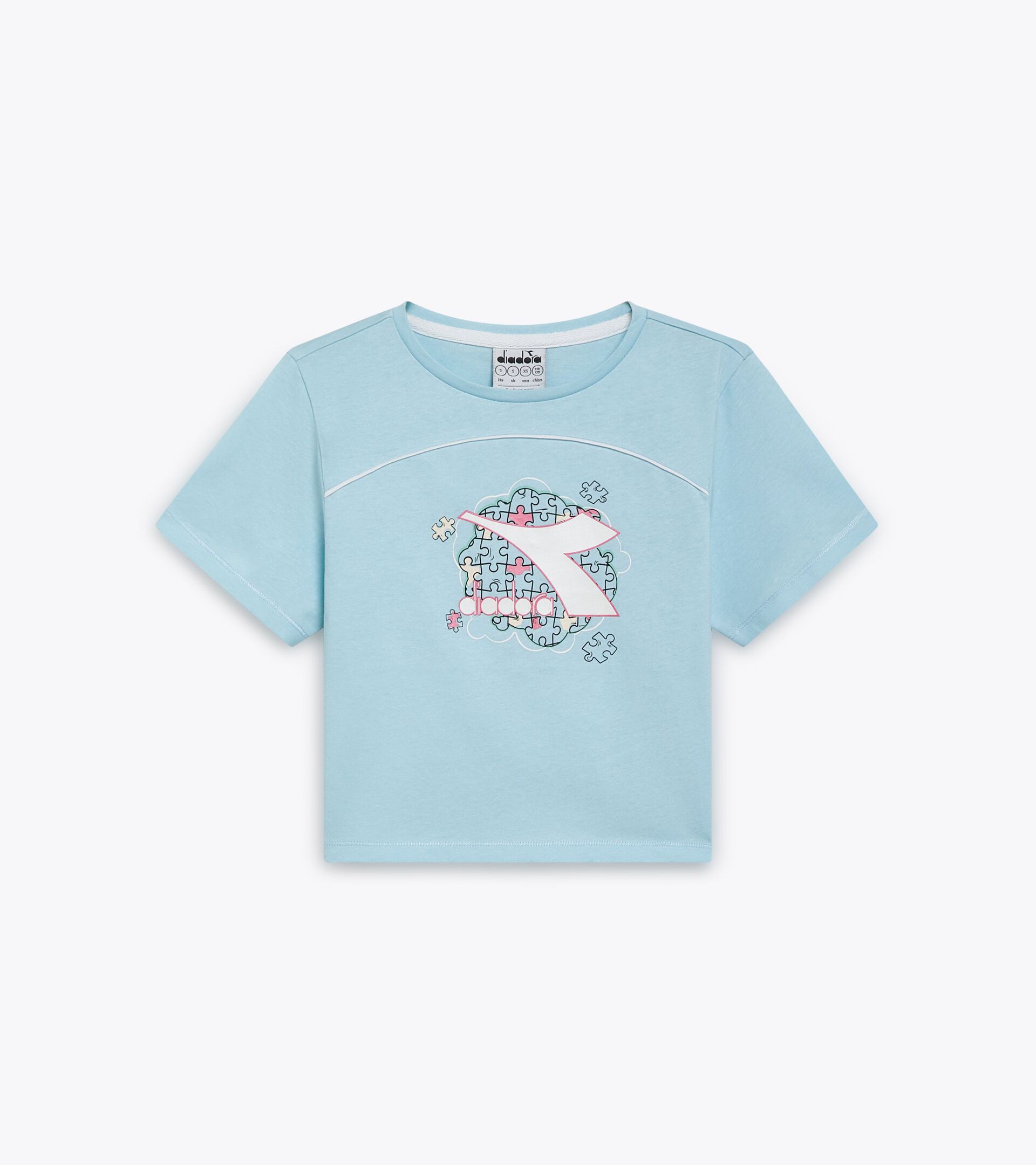 T-shirt - Ado fille
 JG. T-SHIRT SS PUZZLES BLEU LUMIERE DES ETOILES - Diadora