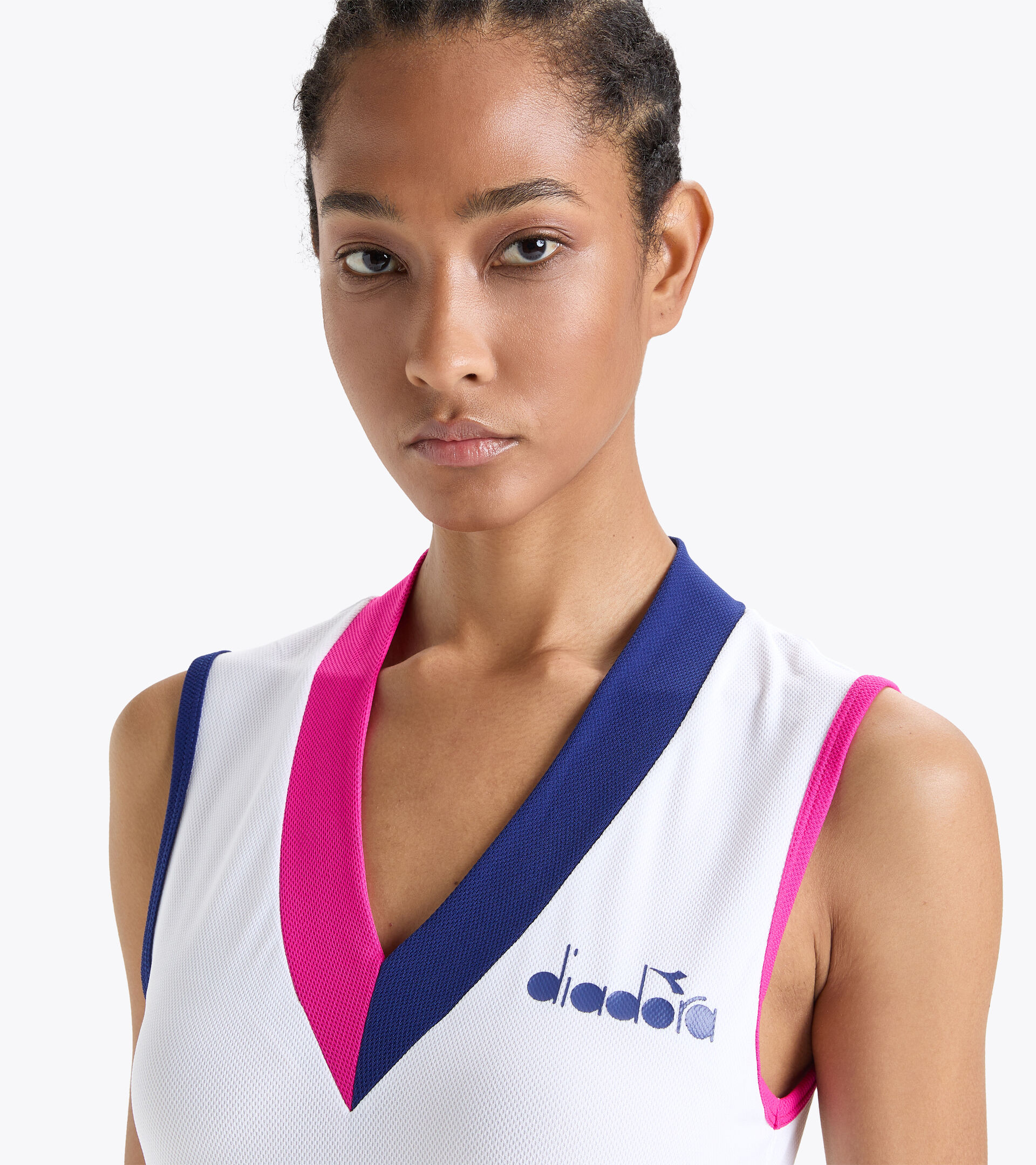 Vestito da tennis - Donna L. DRESS ICON BIANCO OTTICO - Diadora