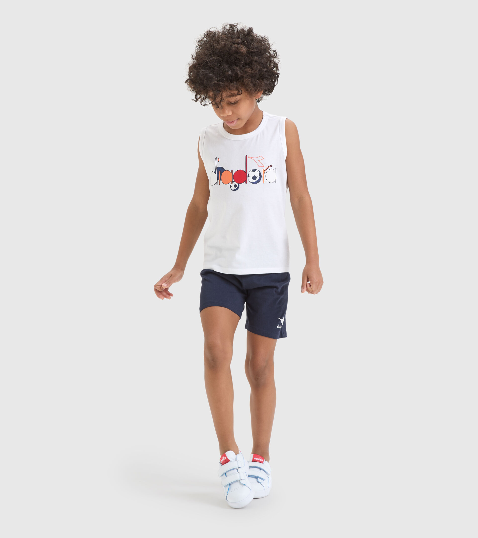 Vest top/shorts set - Boys JB.SET SL KICK OPTICAL WHITE - Diadora