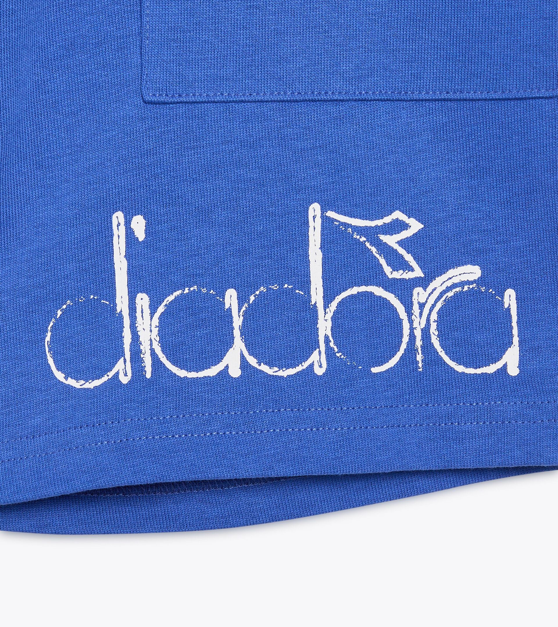 Graffiti-inspired bermuda shorts - Boy JB. BERMUDA GRAFFITI DARK ROYAL - Diadora