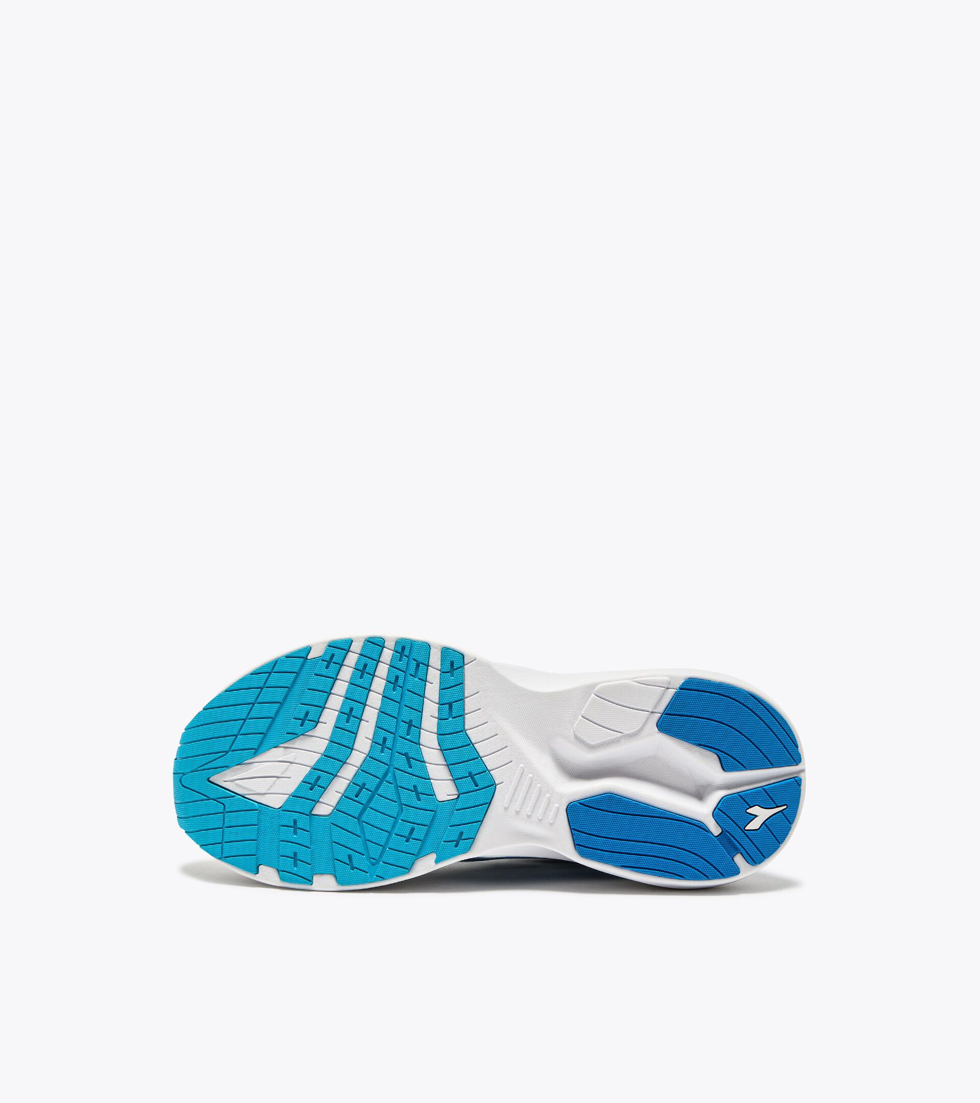 Running shoe - Stability and lightness - Donna NUCLEO 2 Y WHITE/FRENCH BLUE/AQUARIUS - Diadora