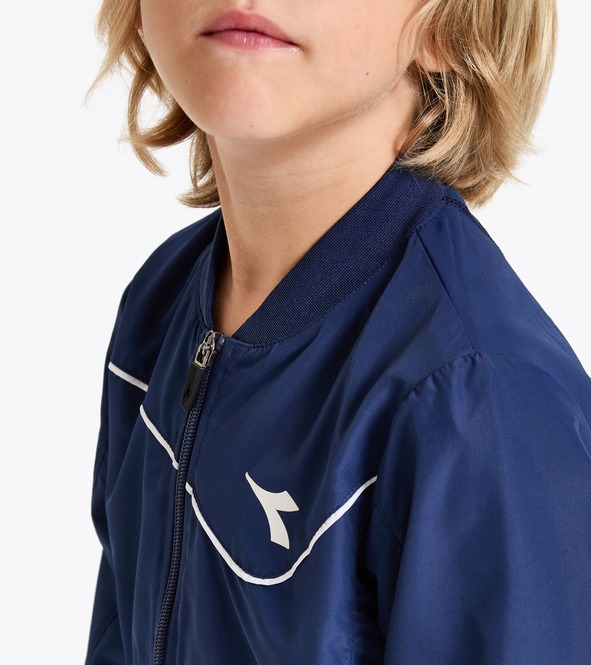 Giacca da tennis - Bambino J. JACKET COURT BLU ESTATE - Diadora