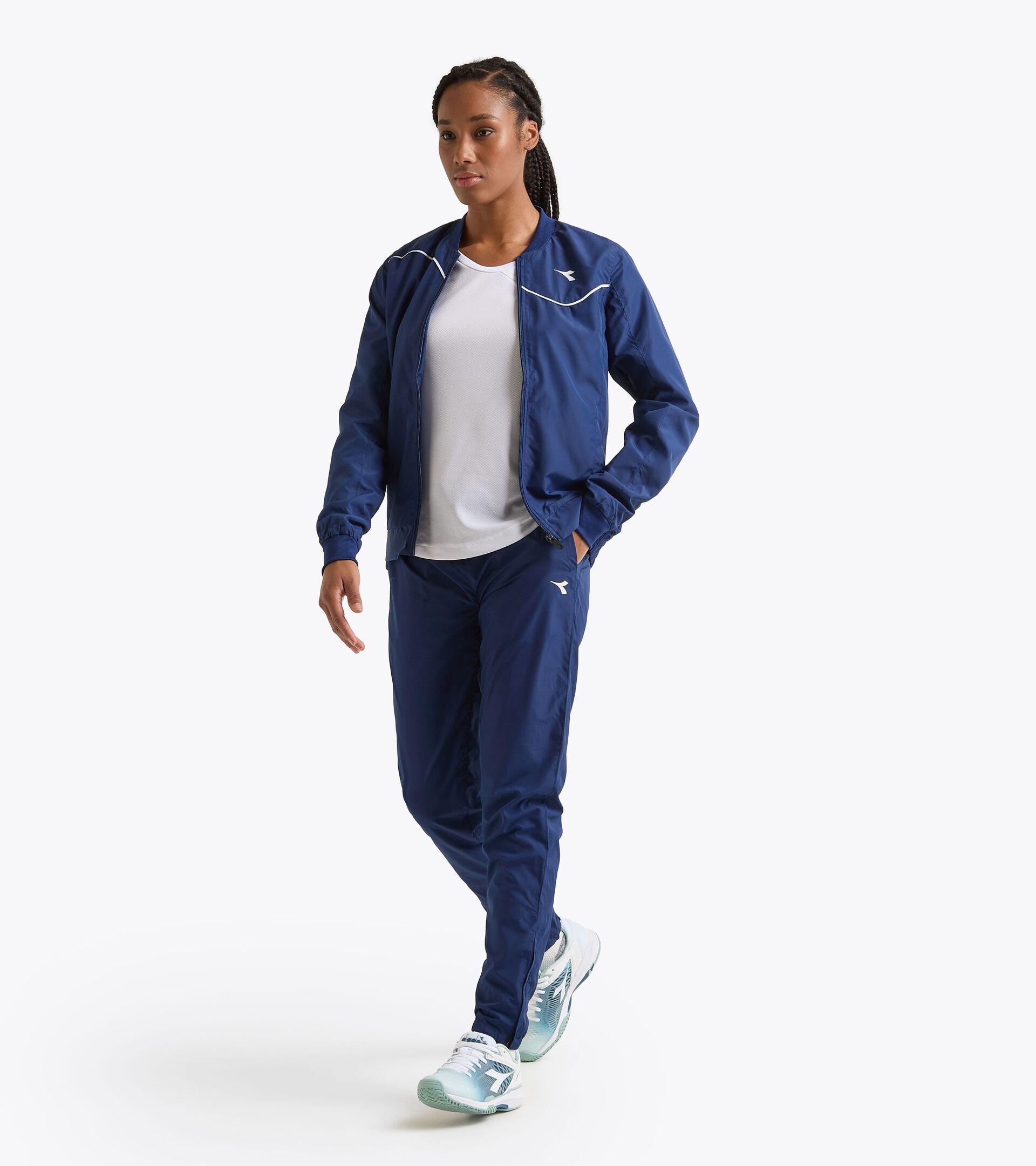 Tennis trousers - Women L. PANT COURT SALTIRE NAVY - Diadora
