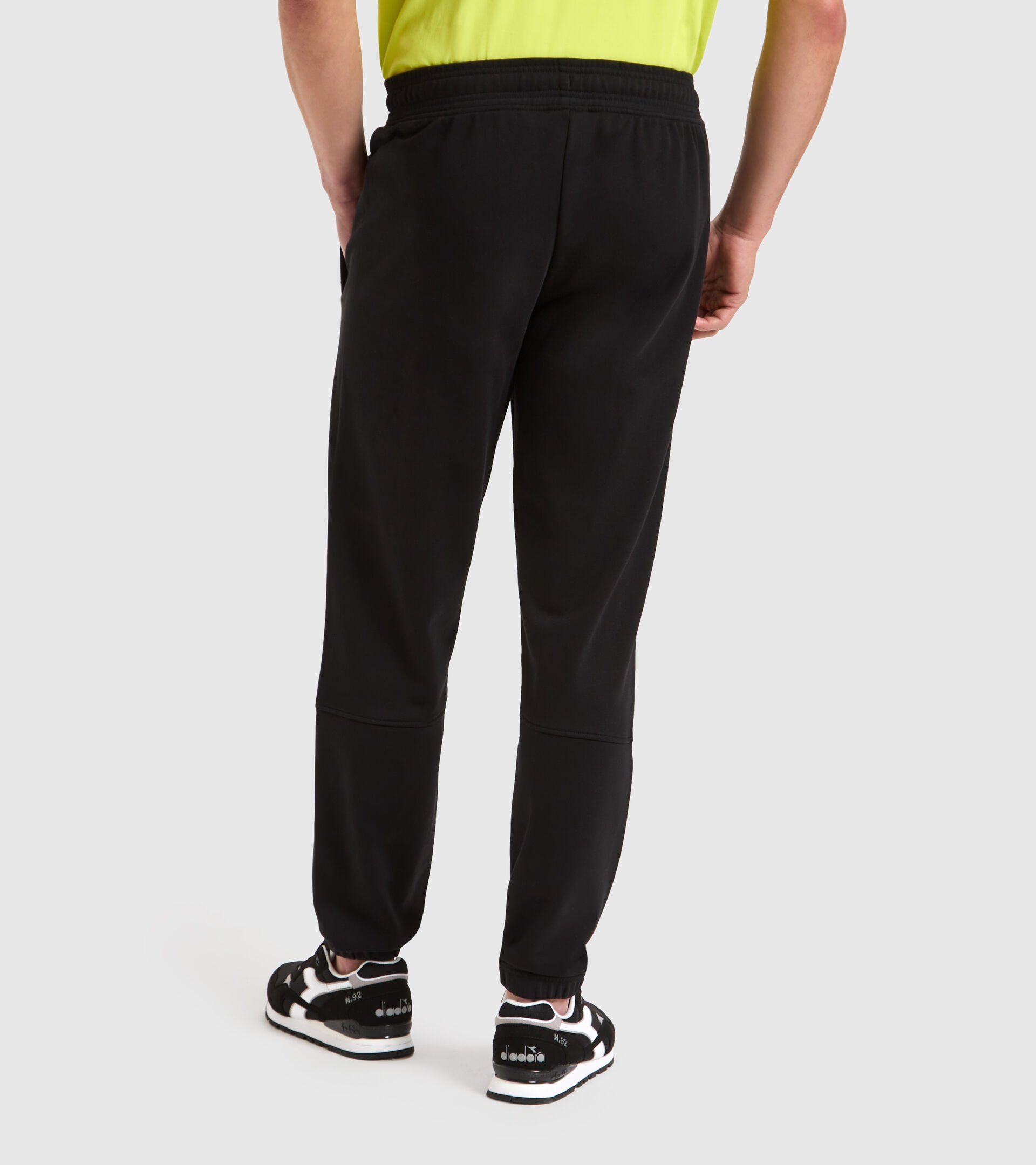 Sports trousers - Men CUFF PANT WEAVE BLACK - Diadora
