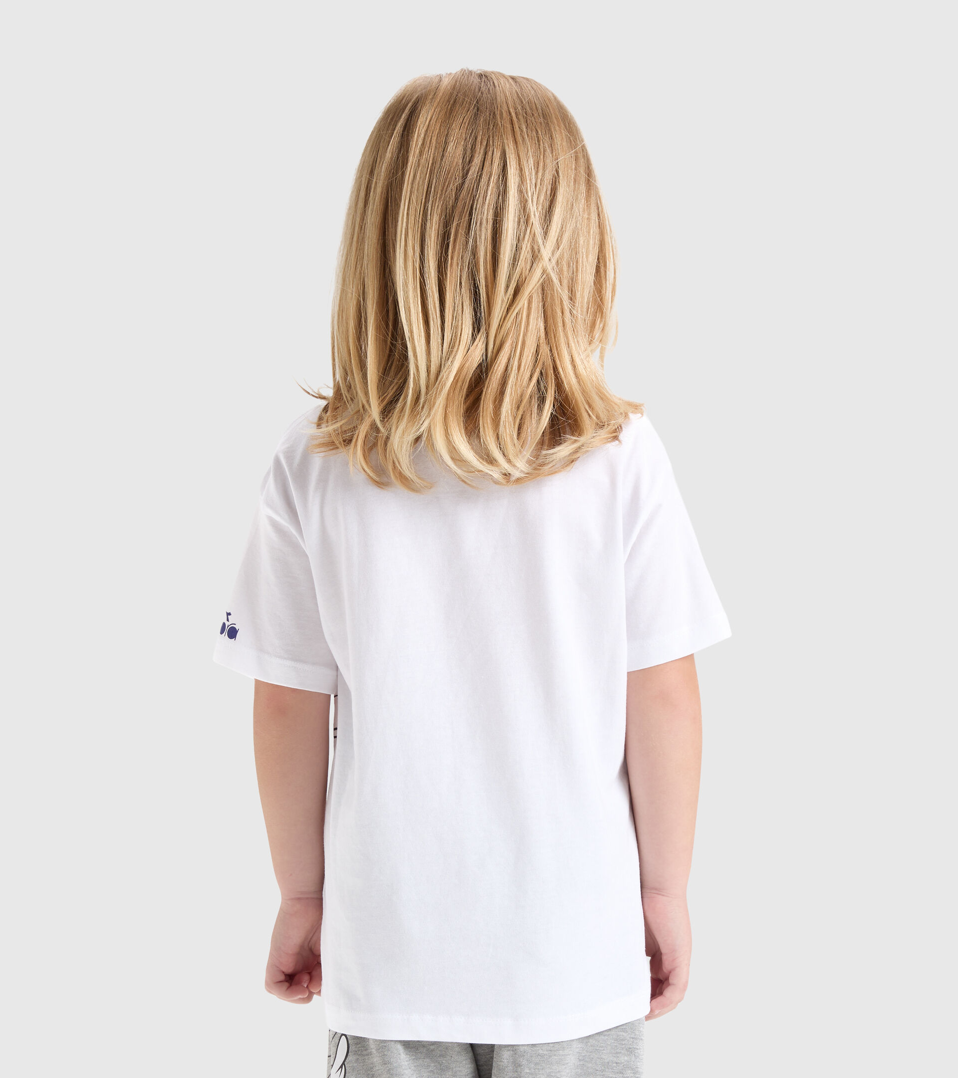 Sports T-shirt - Kids JU.T-SHIRT SS WB DEEP BLU - Diadora