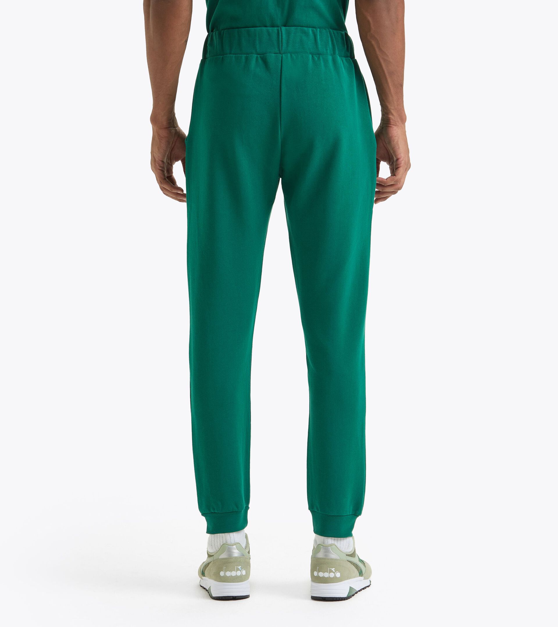 Sporty sweatpants - Made in Italy - Gender Neutral PANTS LOGO AVENTURINE - Diadora