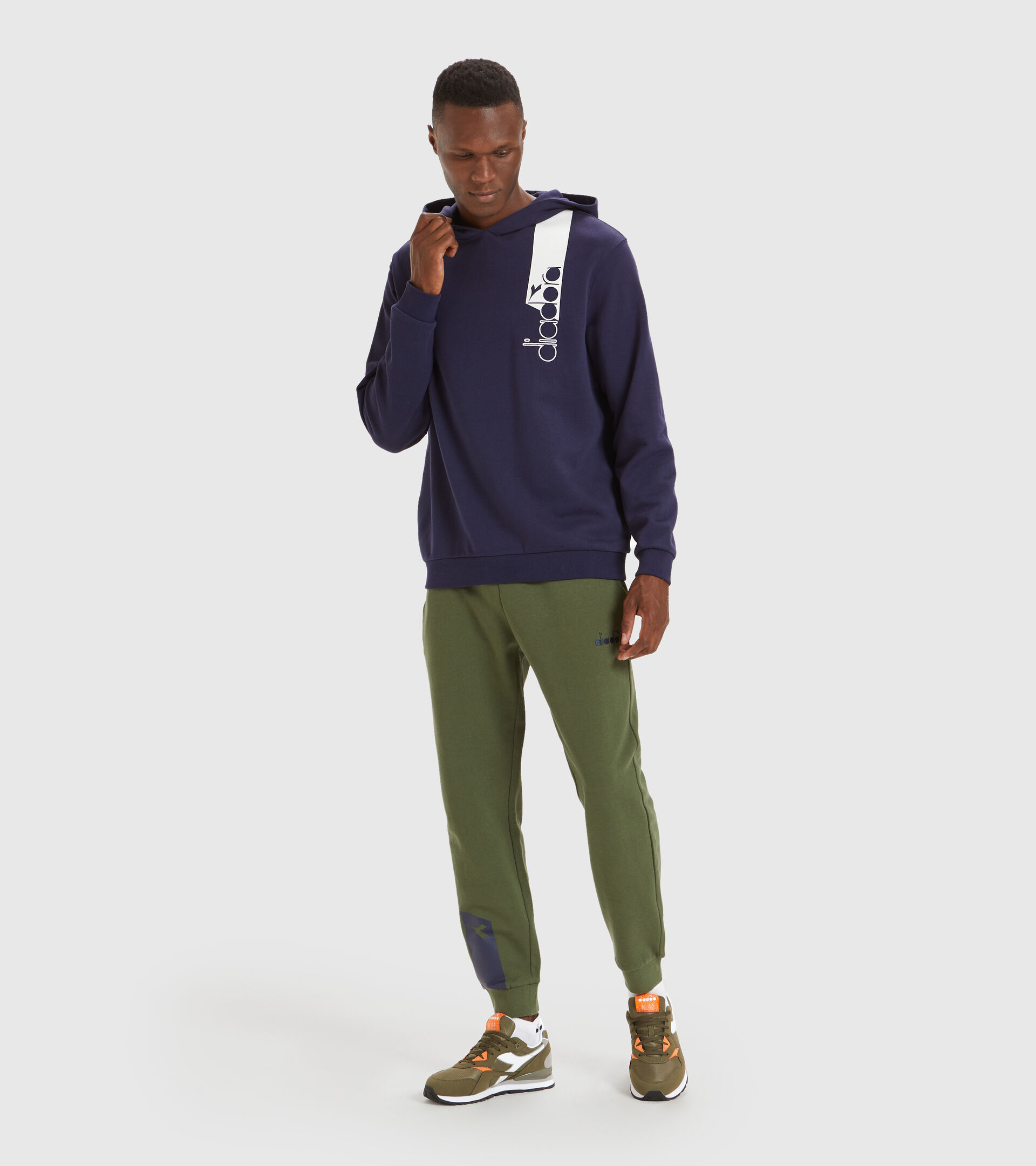 Hooded sweatshirt - Unisex HOODIE ICON CLASSIC NAVY - Diadora