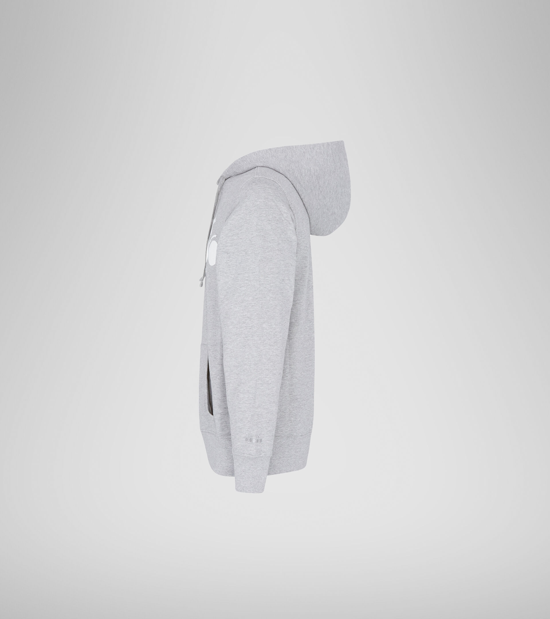 Hooded sweatshirt - Unisex HOODIE 5PALLE LIGHT MIDDLE GREY MELANGE - Diadora