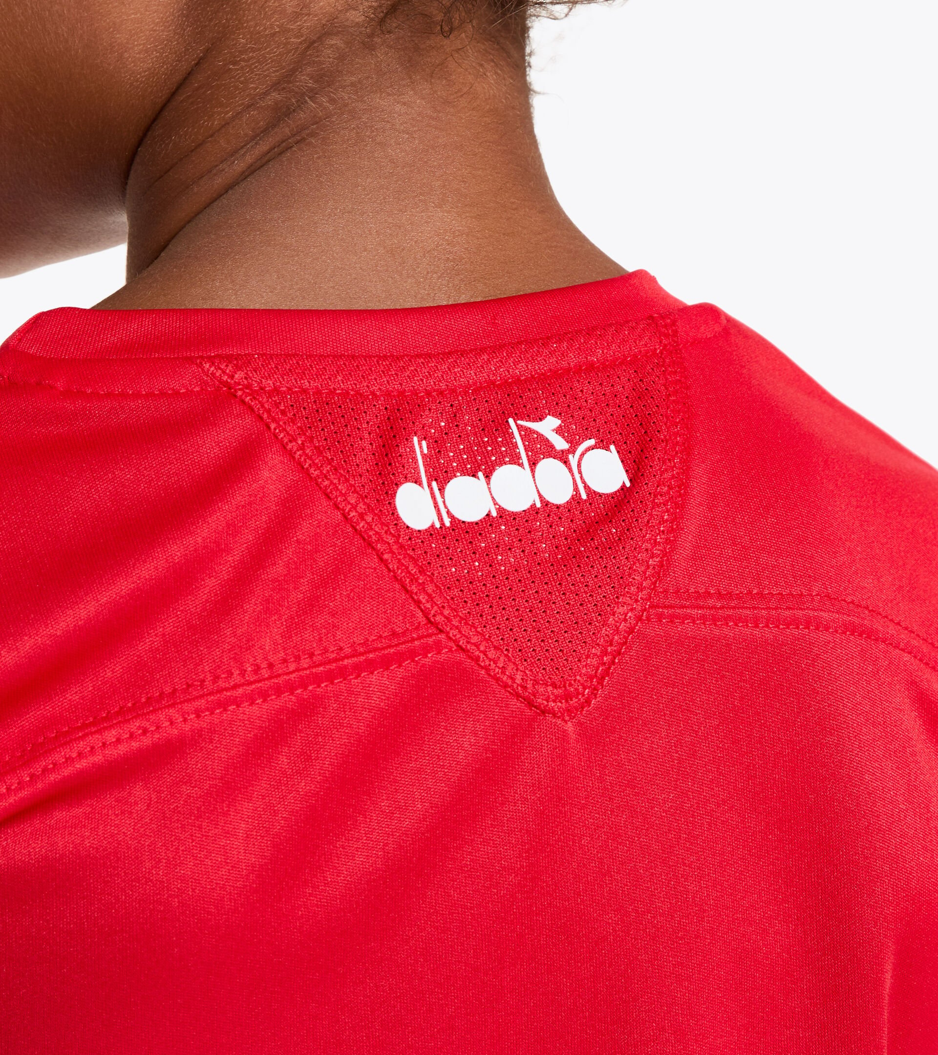 Camiseta de tenis - Junior G. T-SHIRT TEAM ROJO TOMATE - Diadora