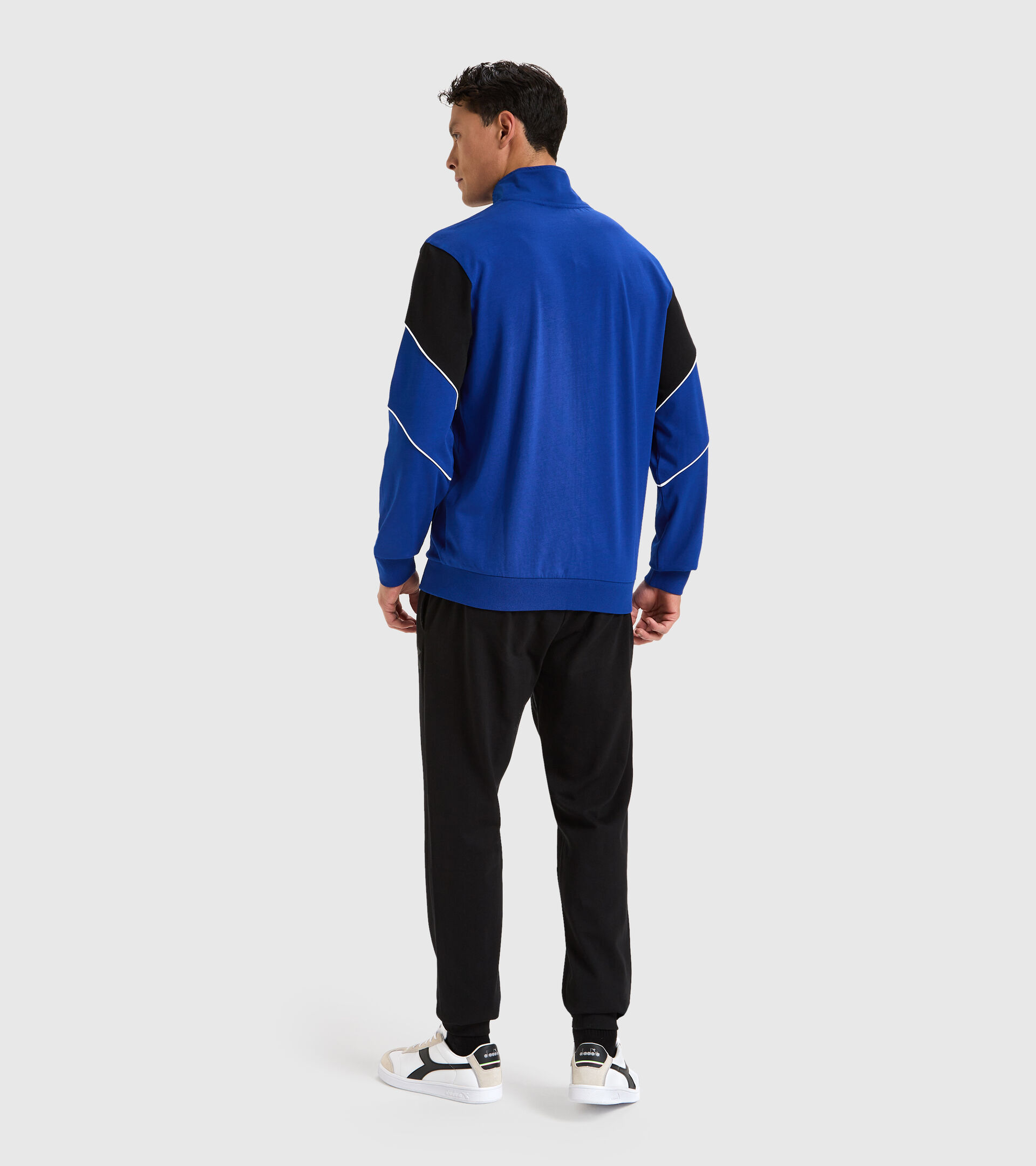 Tuta in jersey di cotone - Uomo TRACKSUIT FZ CORE BLU OCCHI - Diadora