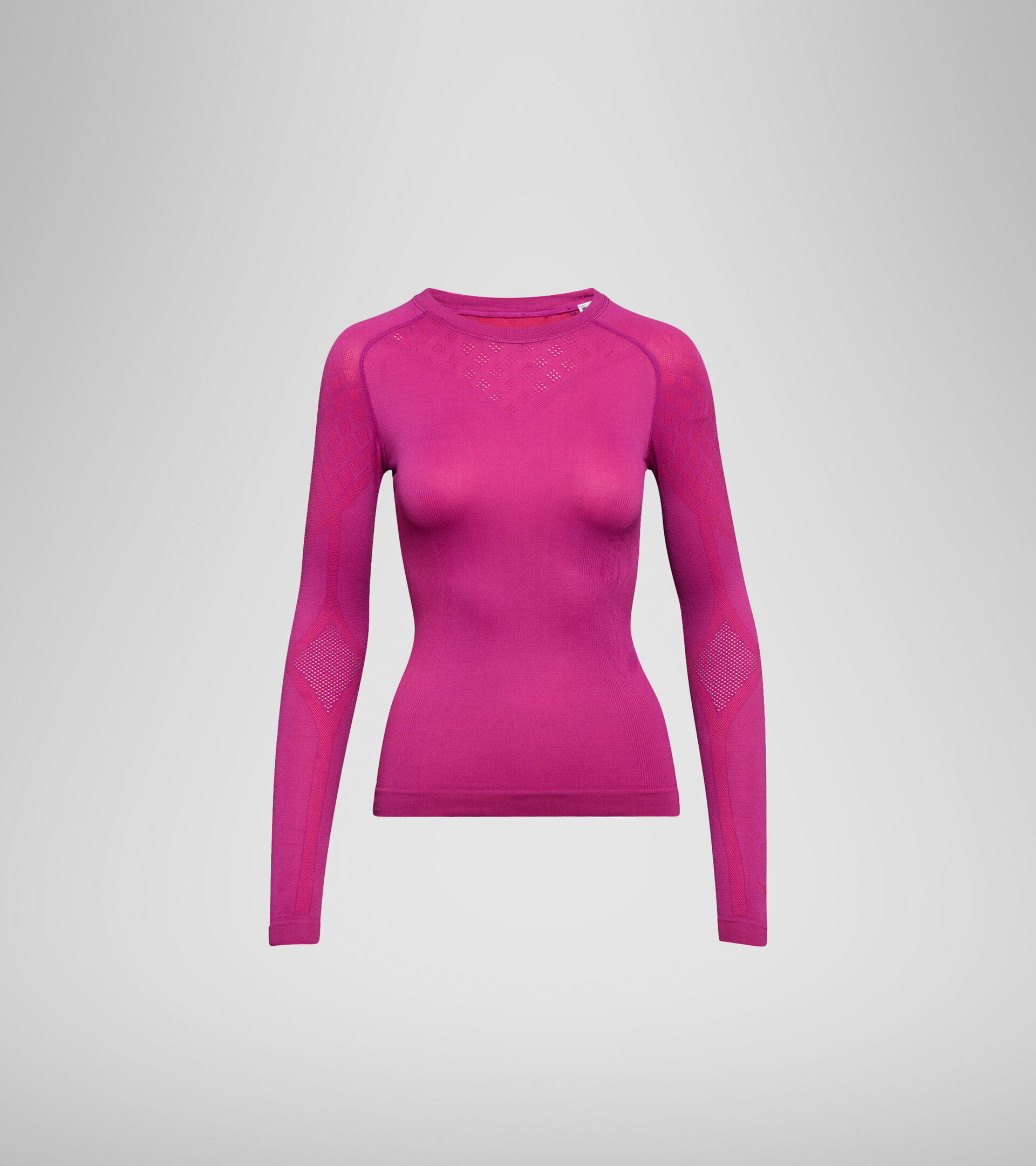 Long-sleeved training t-shirt - Women L. LS T-SHIRT ACT VIOLET RASPBERRY - Diadora