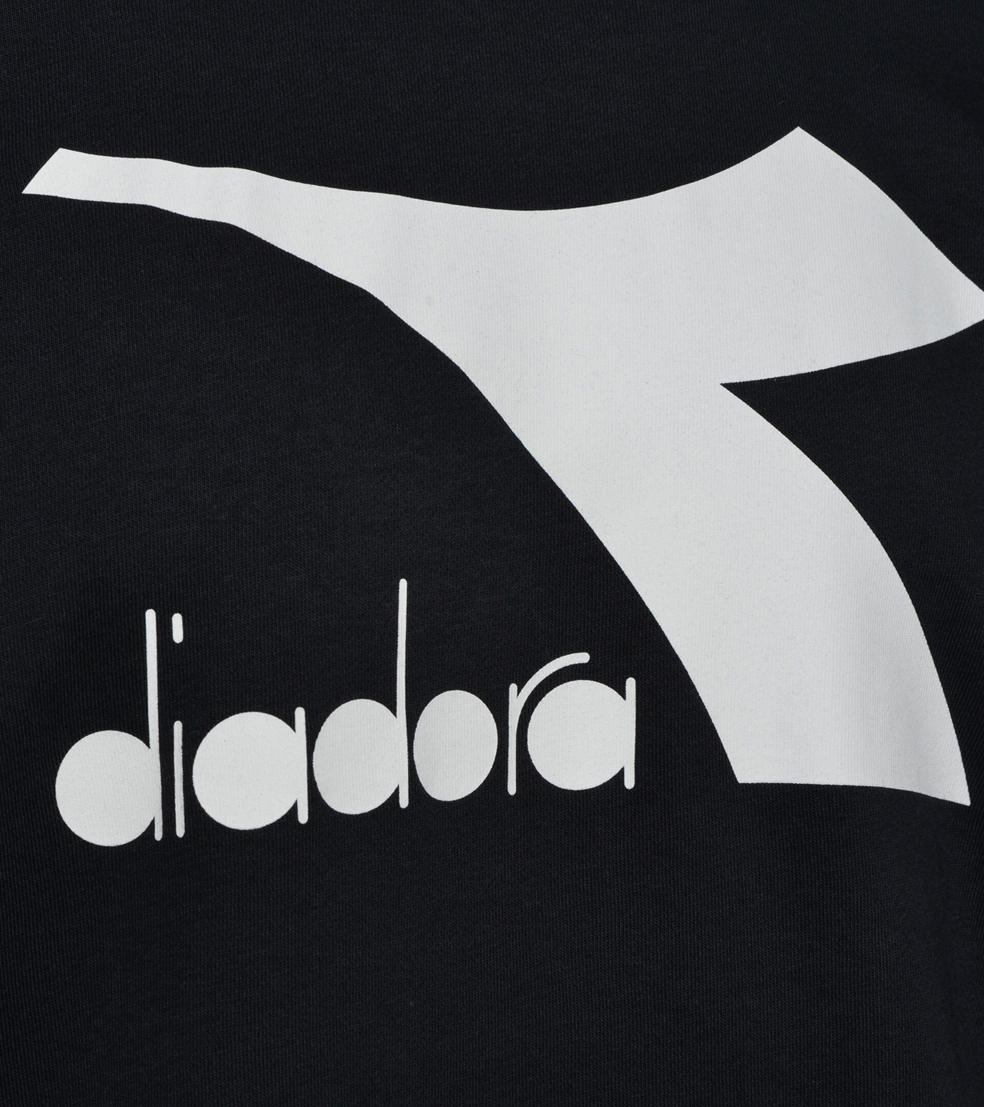 Crew-neck sweatshirt - Men SWEATSHIRT CREW LOGO CHROMIA BLACK - Diadora