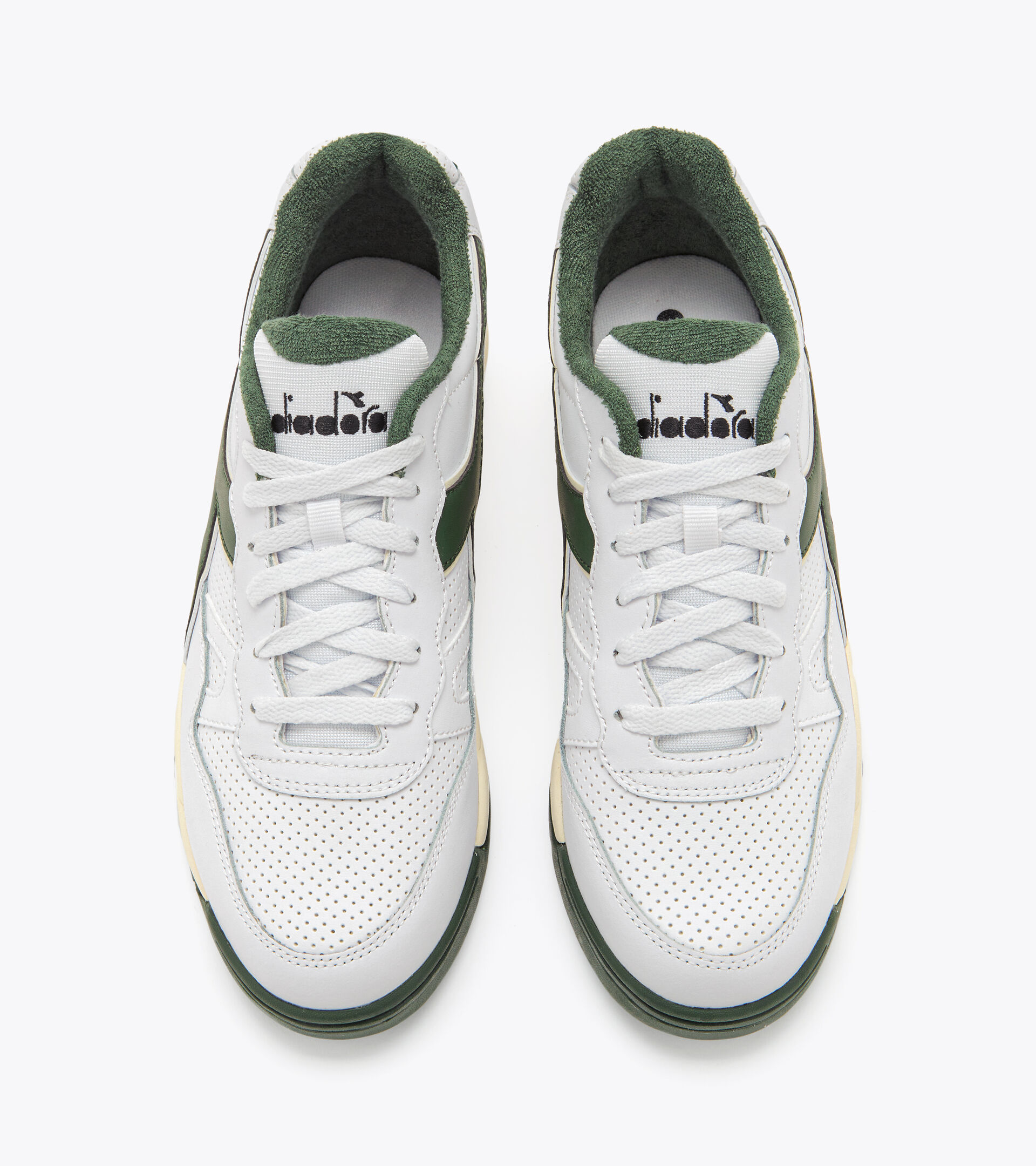 Sporty sneakers - Unisex WINNER WHITE/FOGLIAGE GREEN - Diadora