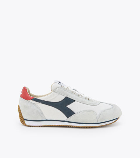 Heritage shoe - Unisex EQUIPE H CANVAS STONE WASH WHITE/BLUE DENIM - Diadora