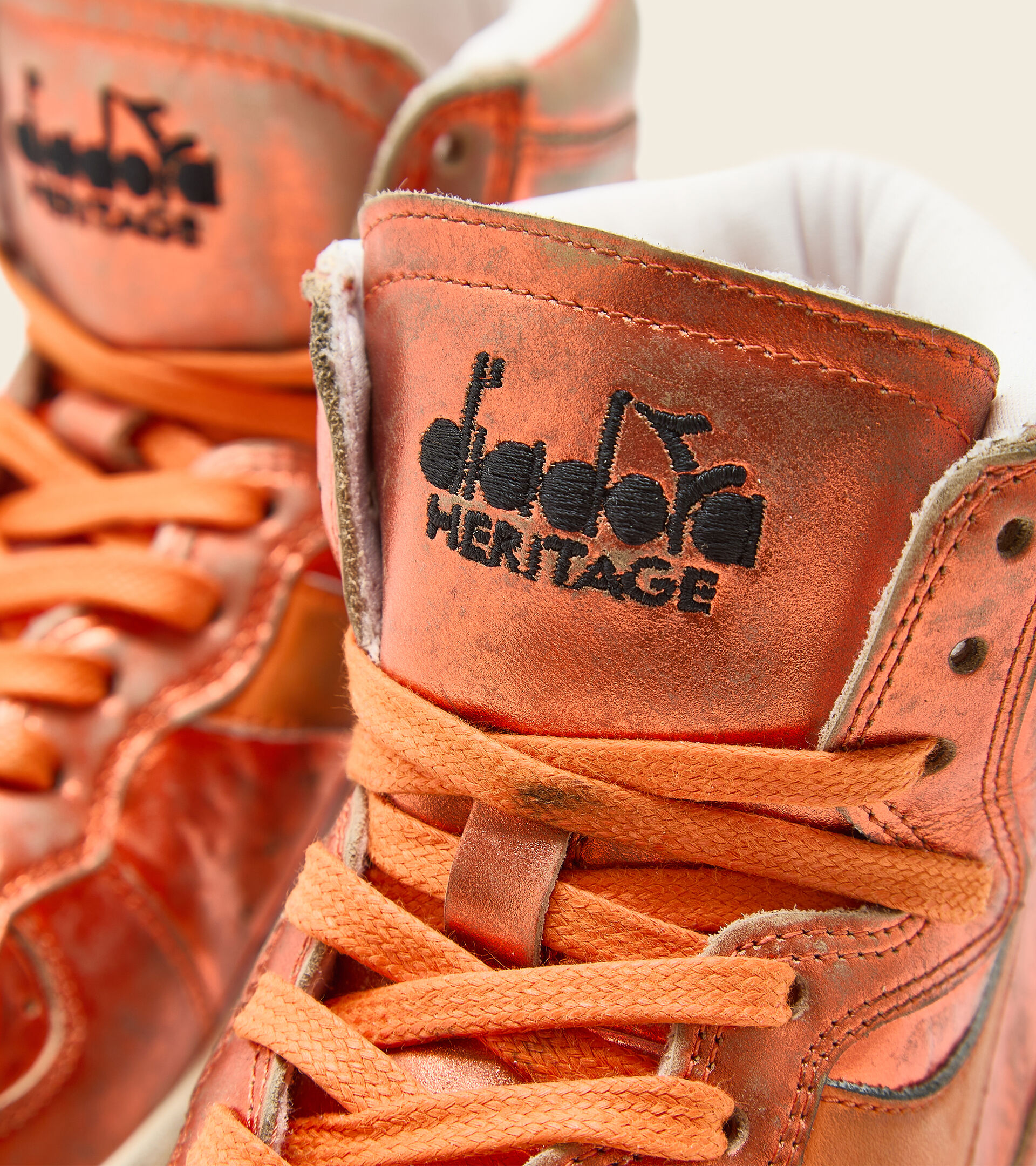 Zapatilla Heritage - Unisex MI BASKET METAL USED ROSA CORAL - Diadora