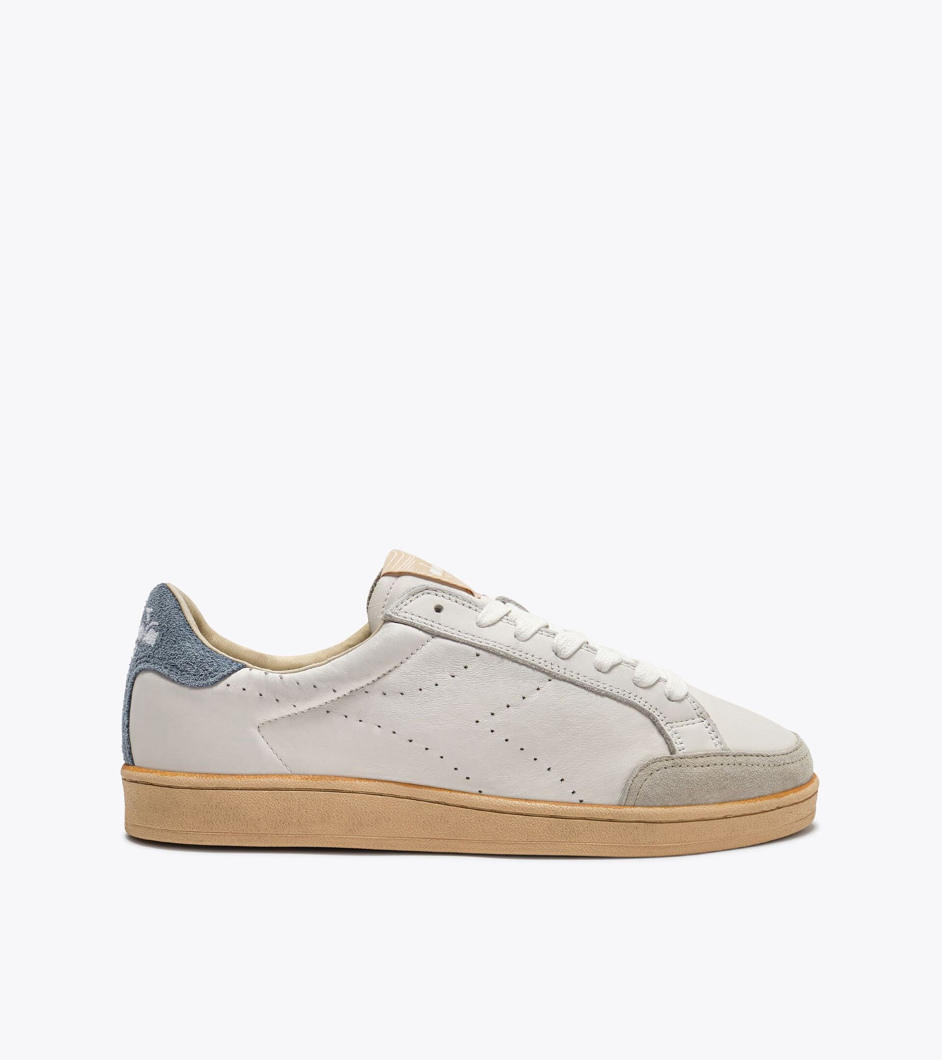Heritage Leather Sneakers - All-gender PRESTIGE PLAIN USED FLINT STONE - Diadora