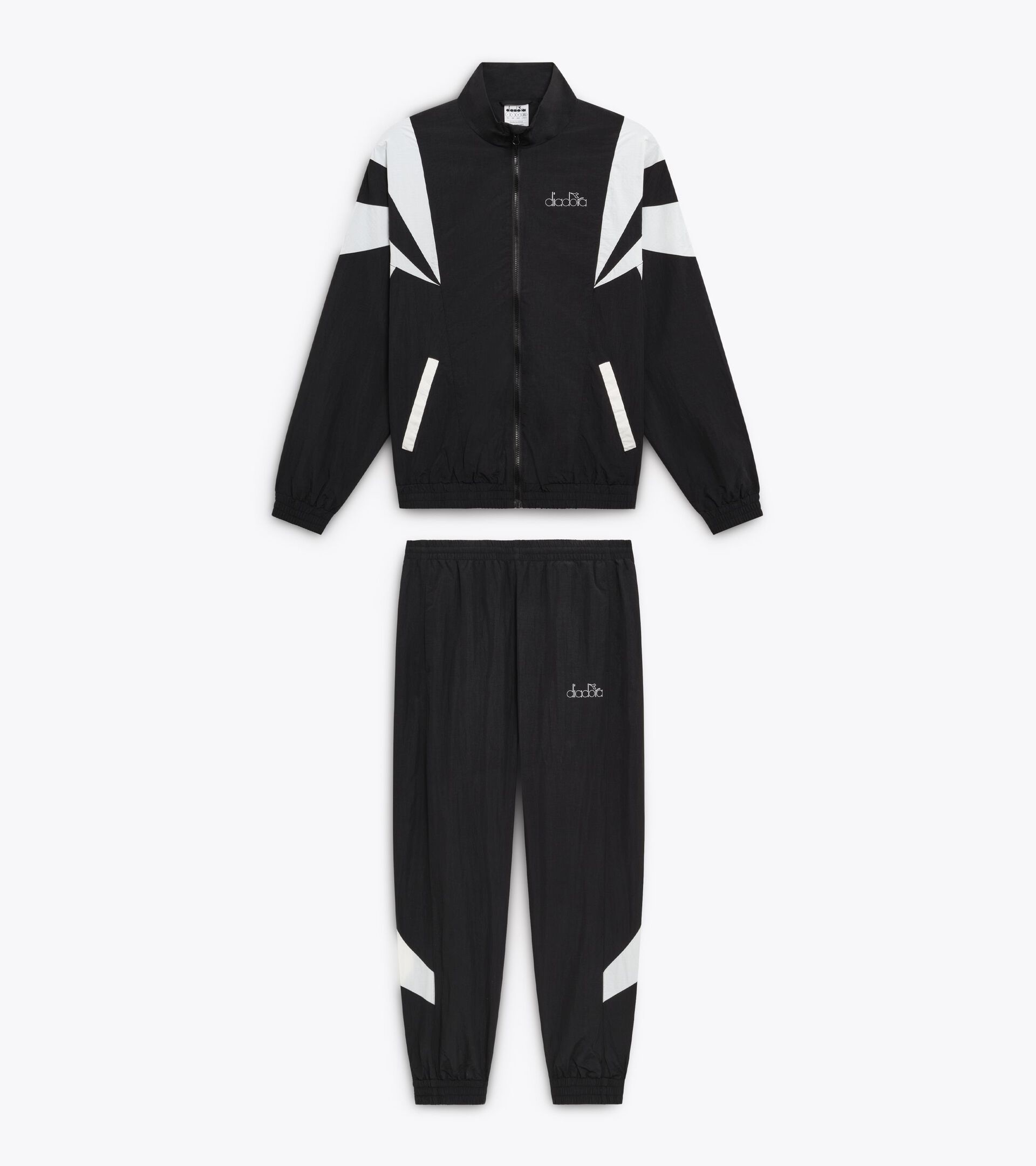 Ch&aacute;ndal de ripstop - Para todos los g&eacute;neros
 TRACKSUIT LOGO EXC. I NEGRO - Diadora