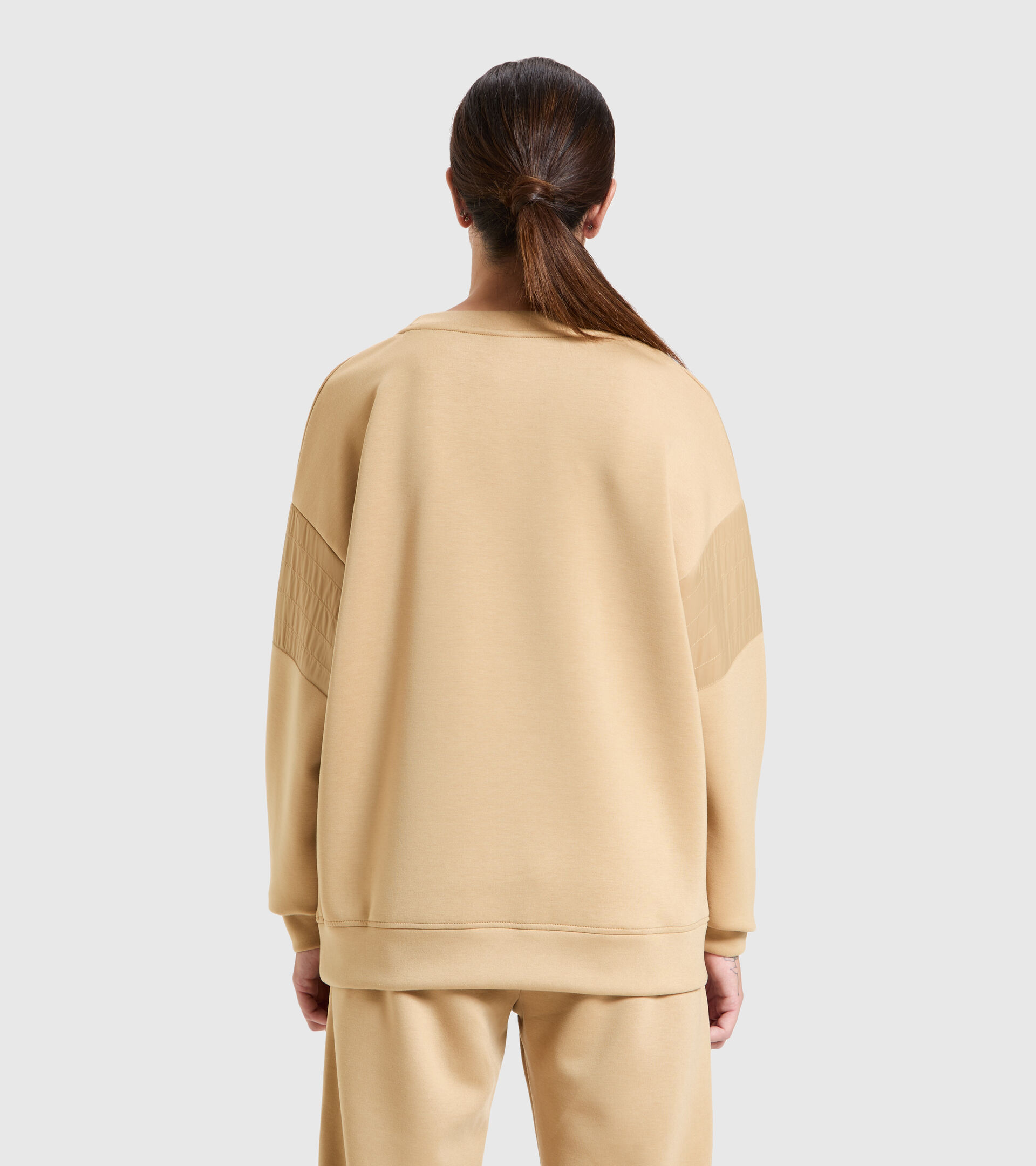 Crew-neck sweatshirt - Women L. SWEATSHIRT CREW URBANITY STARFISH - Diadora