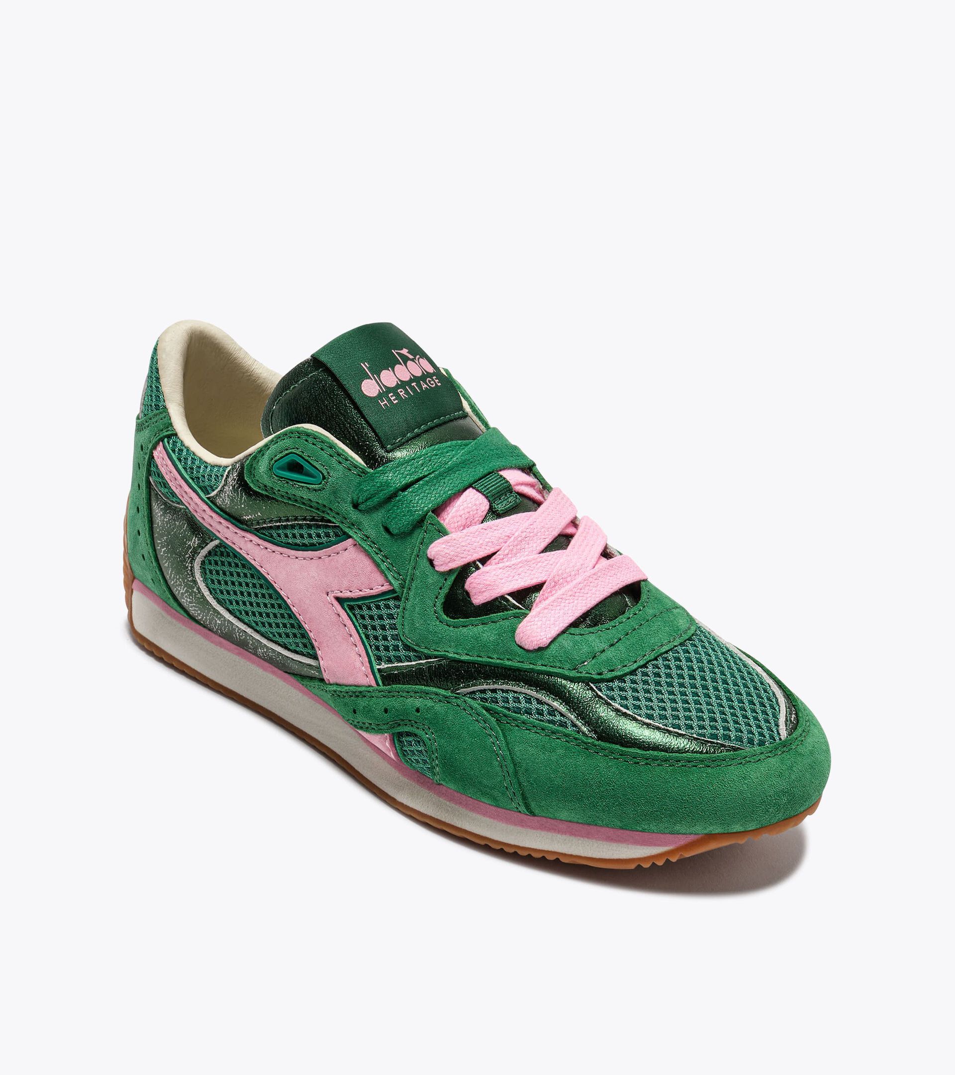 Heritage Leather Sneaker - Low Profile - All-gender EQUIPE REVENGE SW WN BOSPHORUS GREEN - Diadora