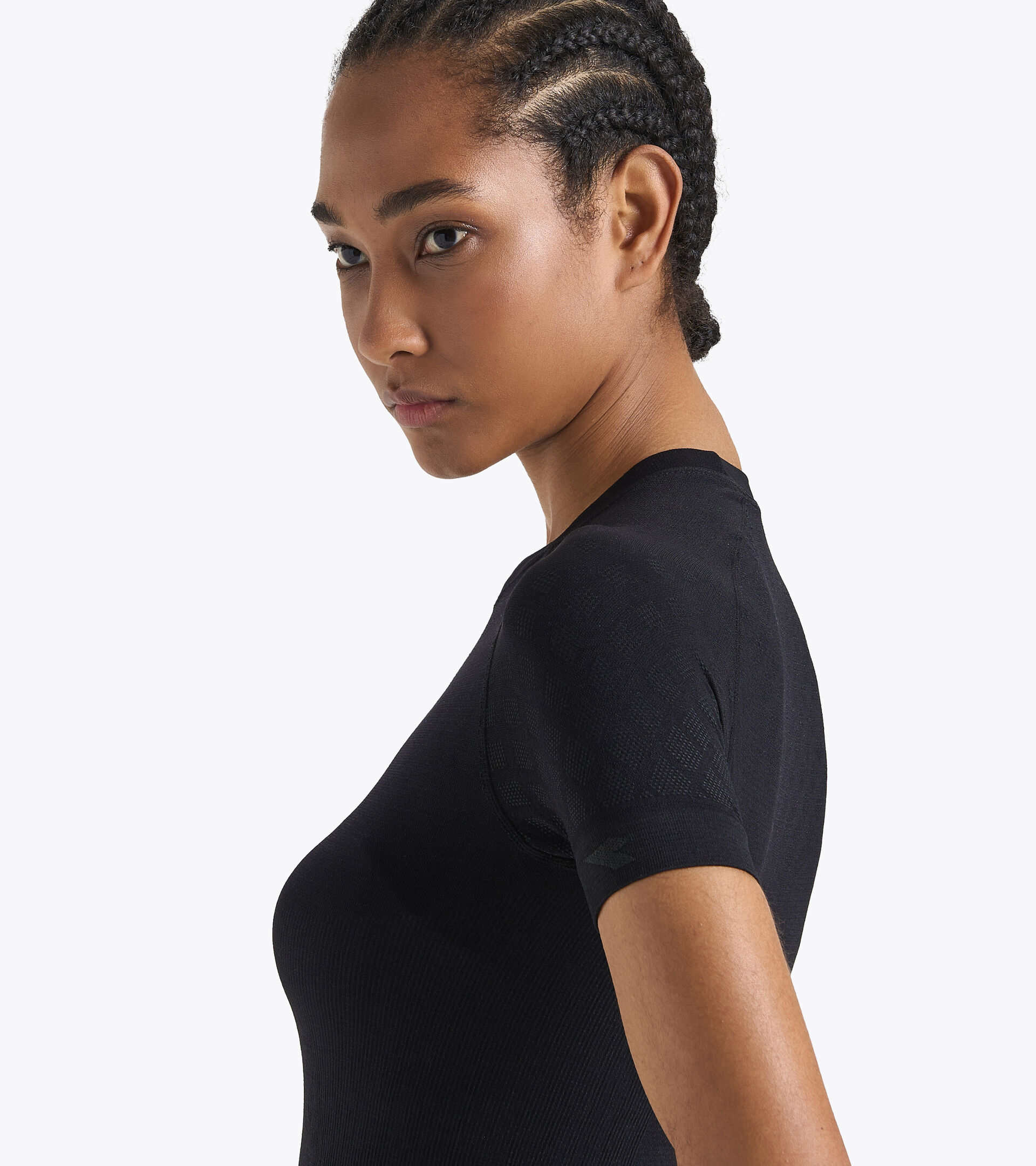 Trainings-T-shirt - Damen L. SS T-SHIRT ACT SCHWARZ - Diadora