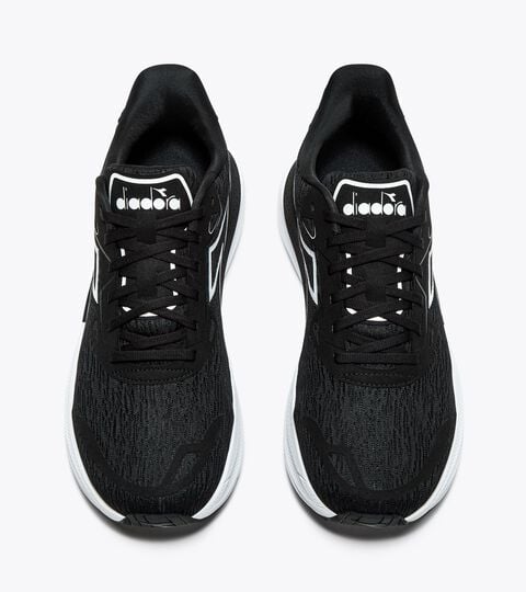 Running shoe - Comfort and stability - Men's NUCLEO 2 BLACK /WHITE - Diadora