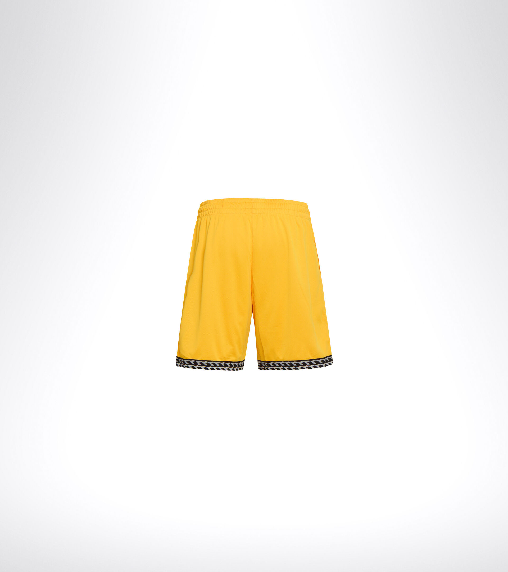 Double-face running shorts - Men BERMUDA REVERSIBLE BE ONE GRAY QUIET SHADE/SAFFRON - Diadora