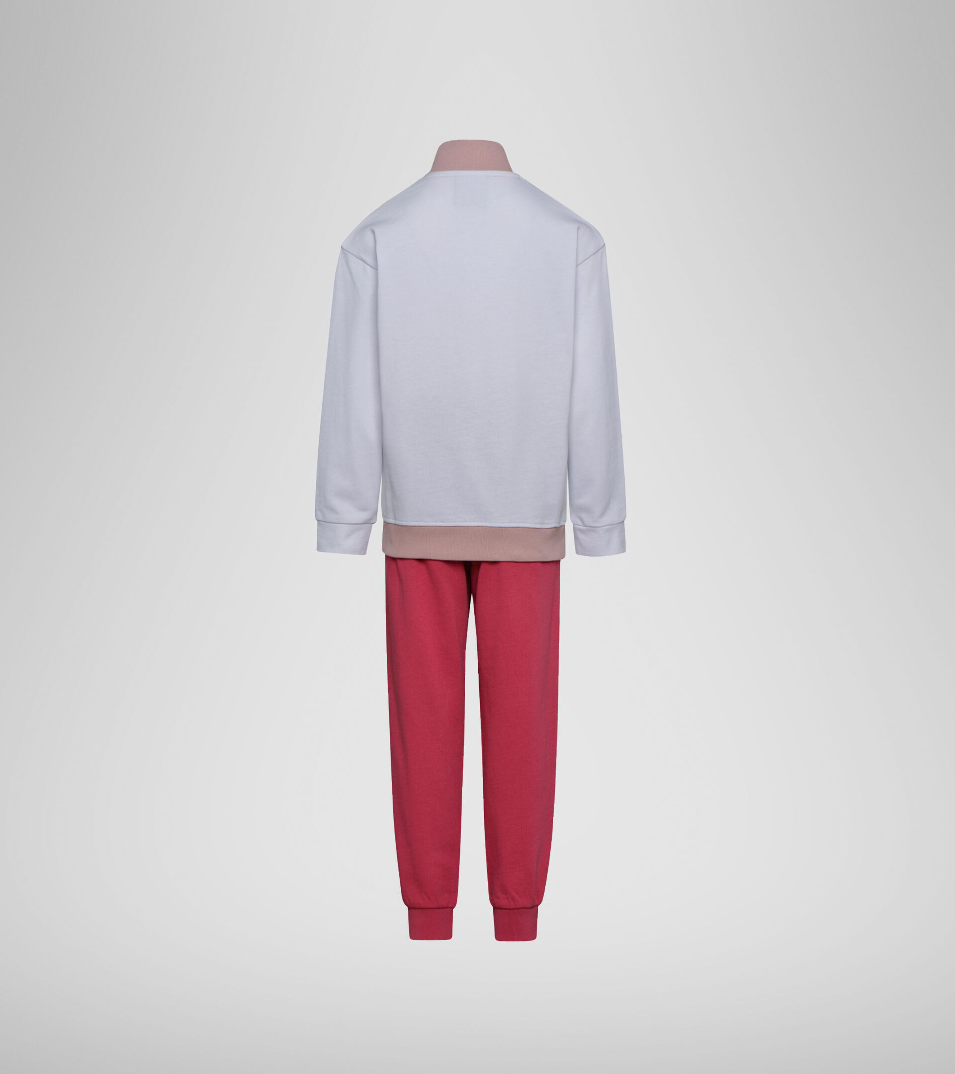 Tracksuit - Boys and girls JU. TRACKSUIT ELEMENTS OPTICAL WHITE - Diadora