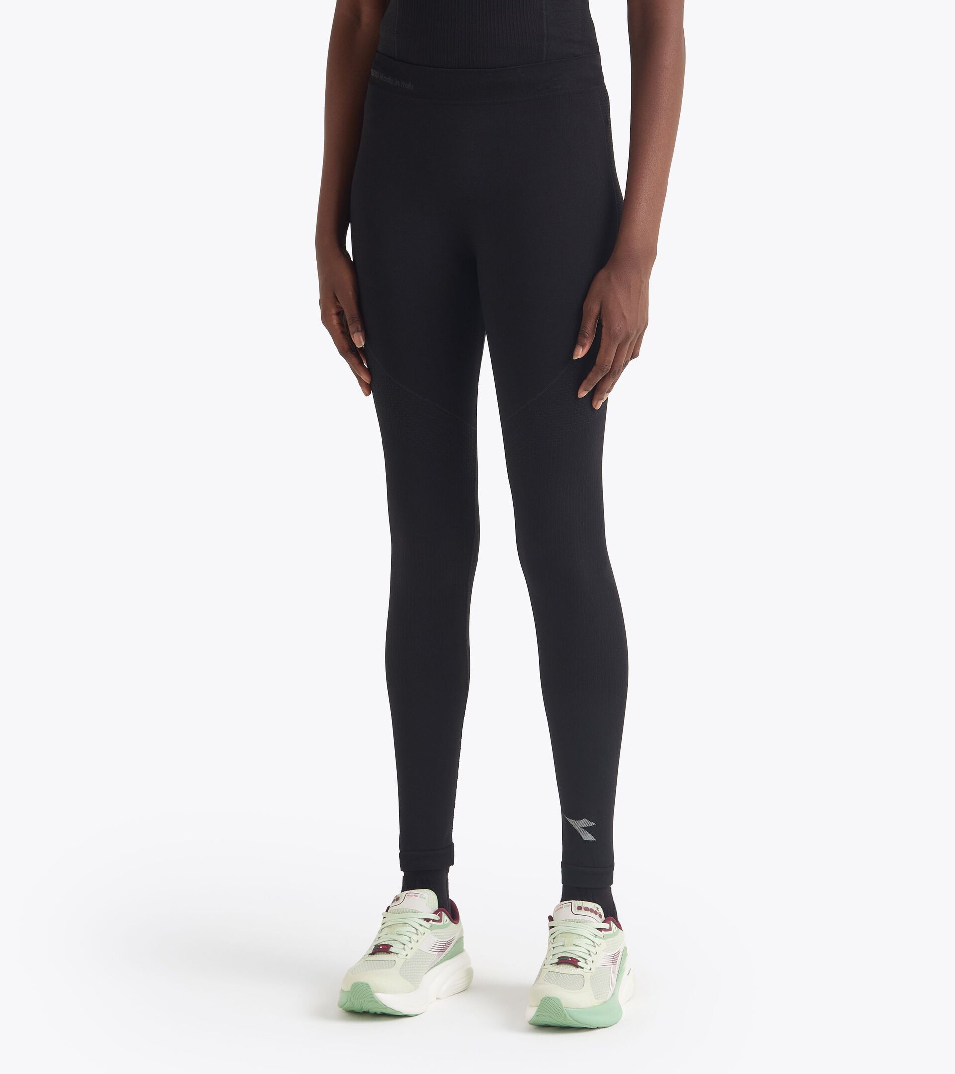 Technical running leggings - Made In Italy - Women’s L. TIGHTS STRATOZERO BLACK - Diadora
