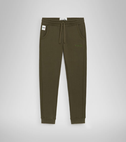 L. JOGGER PANT MII, GREEN MILITARY Cotton sports trousers - Made in Italy - Women L. JOGGER PANT MII GREEN MILITARY - Diadora
