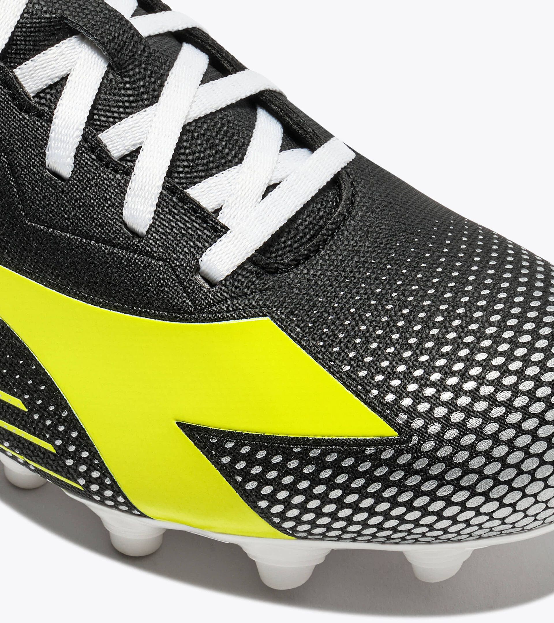 Calcio boots for firm grounds - Men&rsquo;s
 PICHICHI 8 MG14 BLACK/YELLOW FL DD/SILVER DD - Diadora