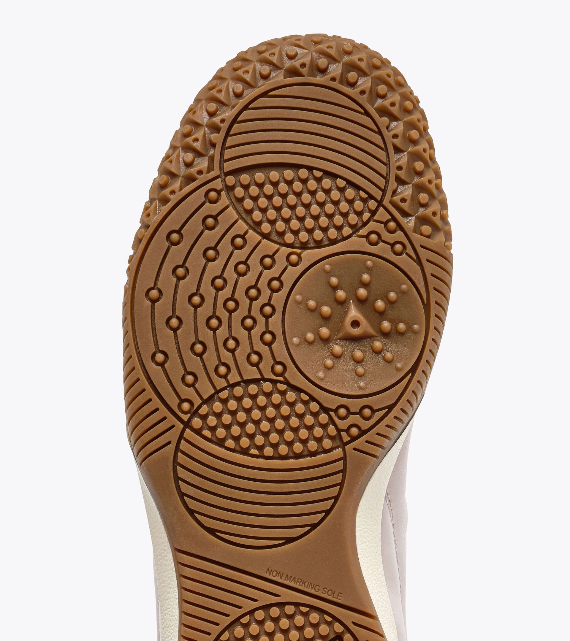 Terrace-style Leather Sneakers - All-gender GOLD INDOOR METAL PINK BABY - Diadora