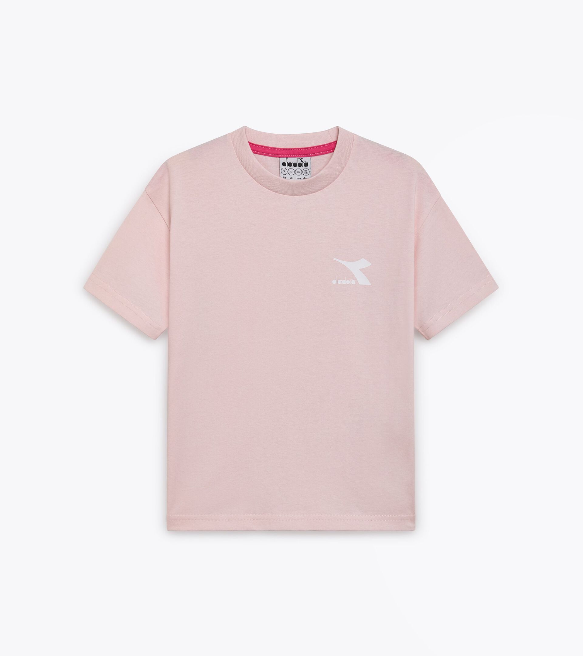 Cotton t-shirt - Kids JU.T-SHIRT SS SL WILD ROSE (50207) - Diadora