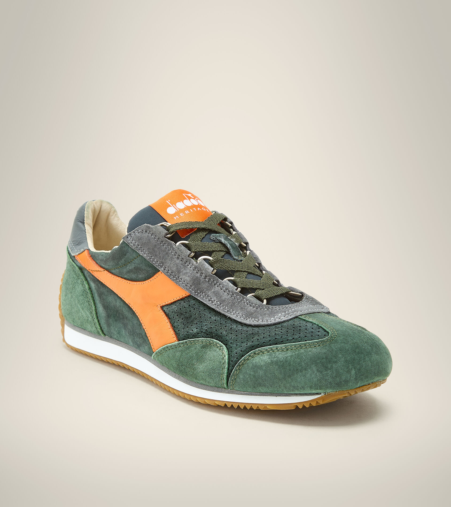 Heritage shoe - Unisex EQUIPE SUEDE SW GREEN NIGHT - Diadora