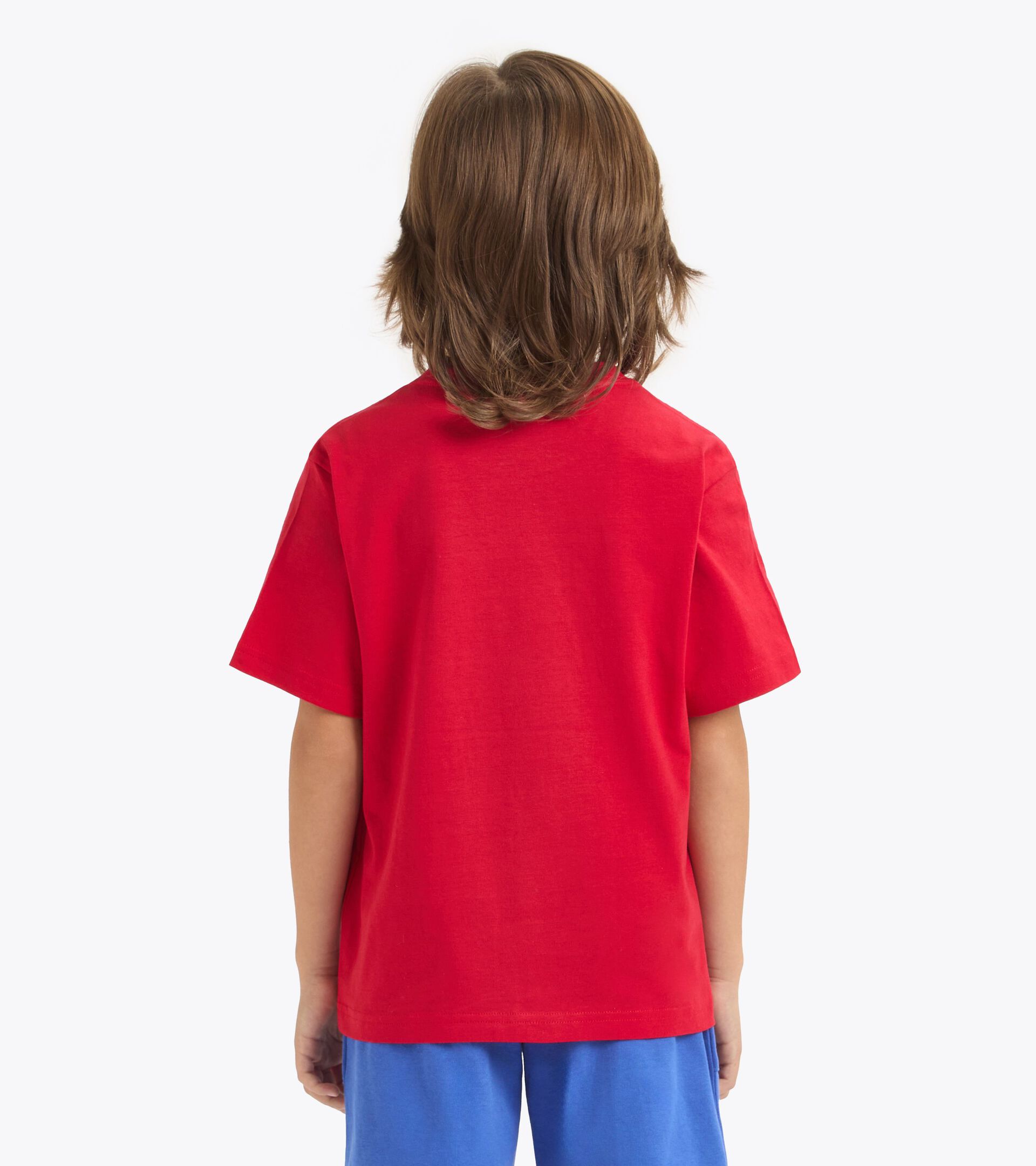 Cotton t-shirt - Boy JB. T-SHIRT SS GRAFFITI BL RED SALSA - Diadora