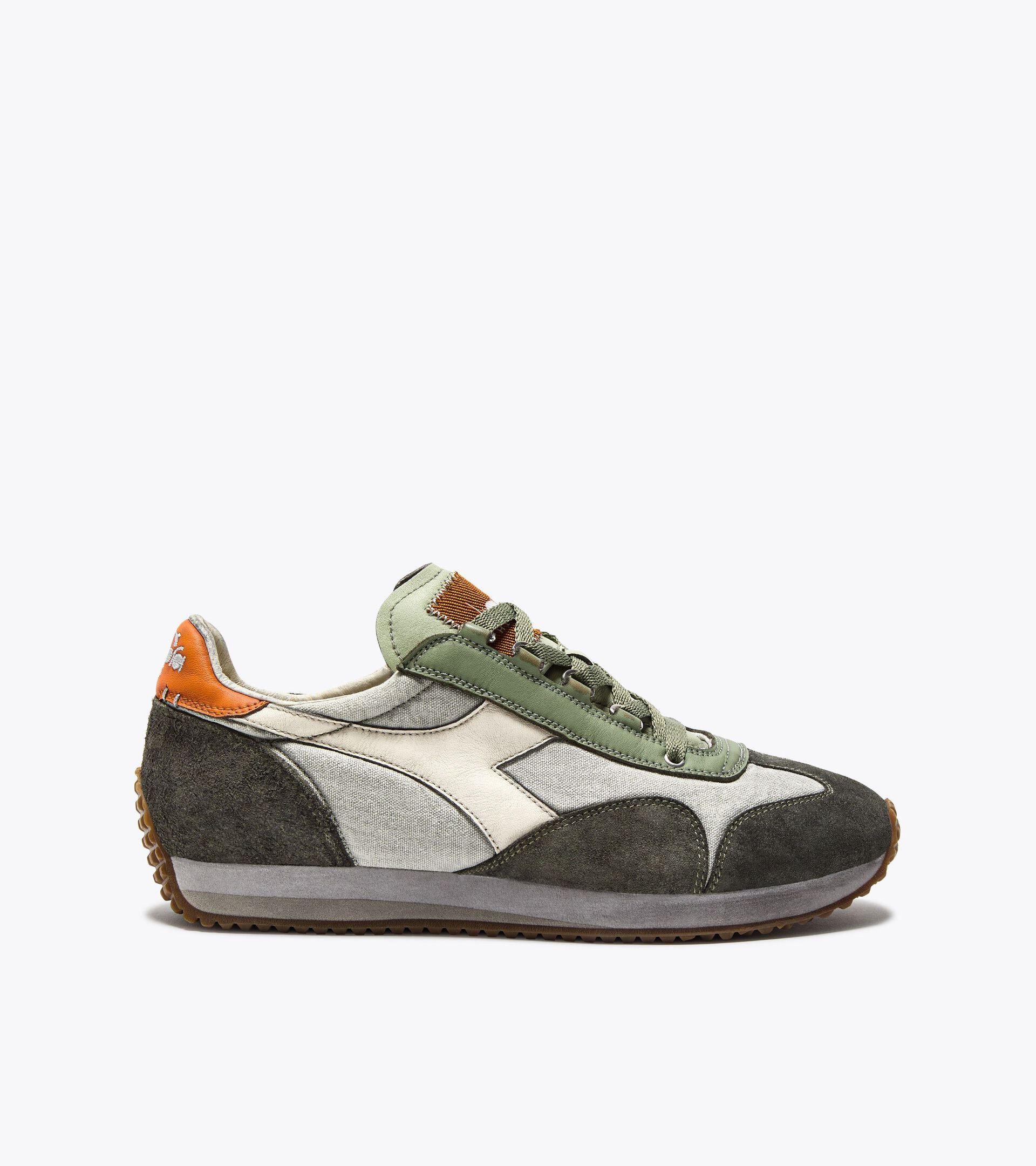 Low-profile Heritage sneaker - All-gender EQUIPE DIRTY SW EVO FOG GREEN - Diadora