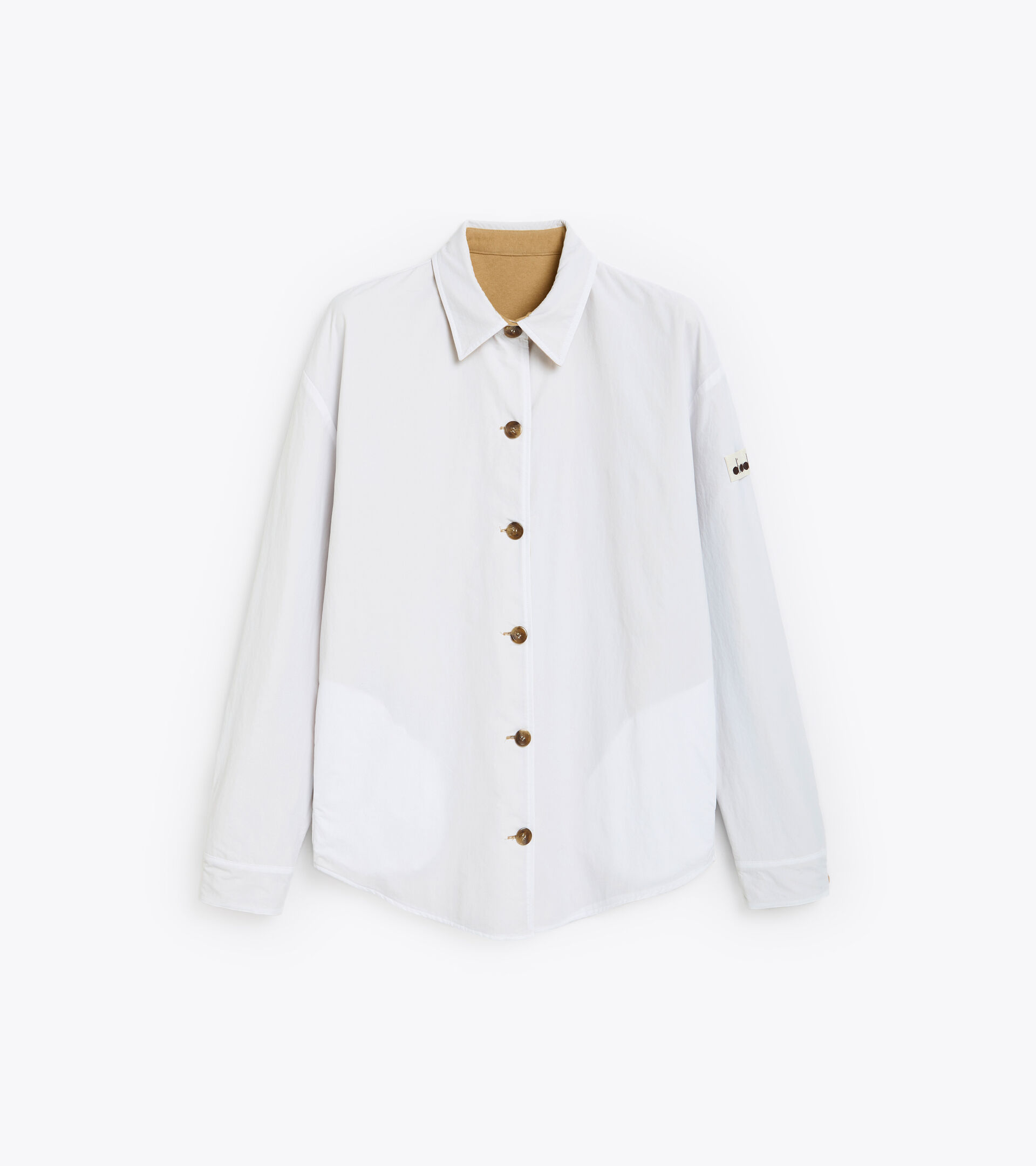 Wendbares Hemd - Made in Italy - Herren OVERSHIRT REVERSIBLE 2030 WARM SAND - Diadora