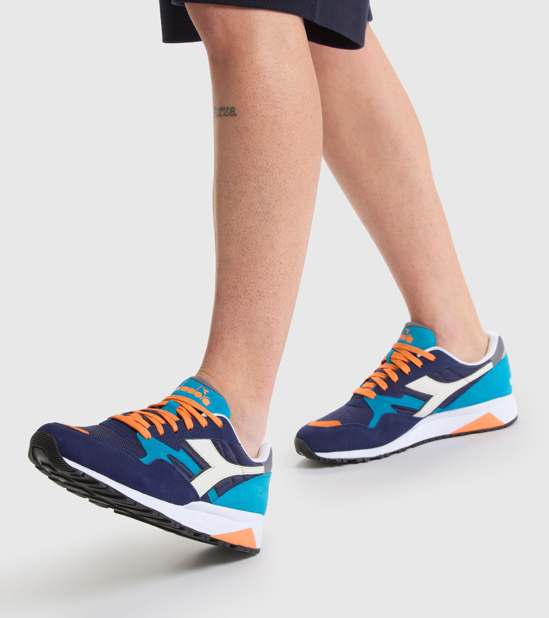 Sporty sneakers - Unisex N902 ECLIPSE/MOSAIC BLUE - Diadora