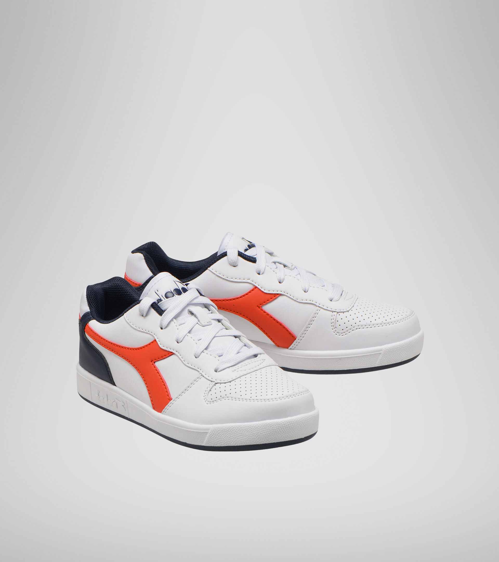 Footwear Sport BAMBINO PLAYGROUND GS BLANCO/ROJO FIESTA/LIRIO NEGRO Diadora
