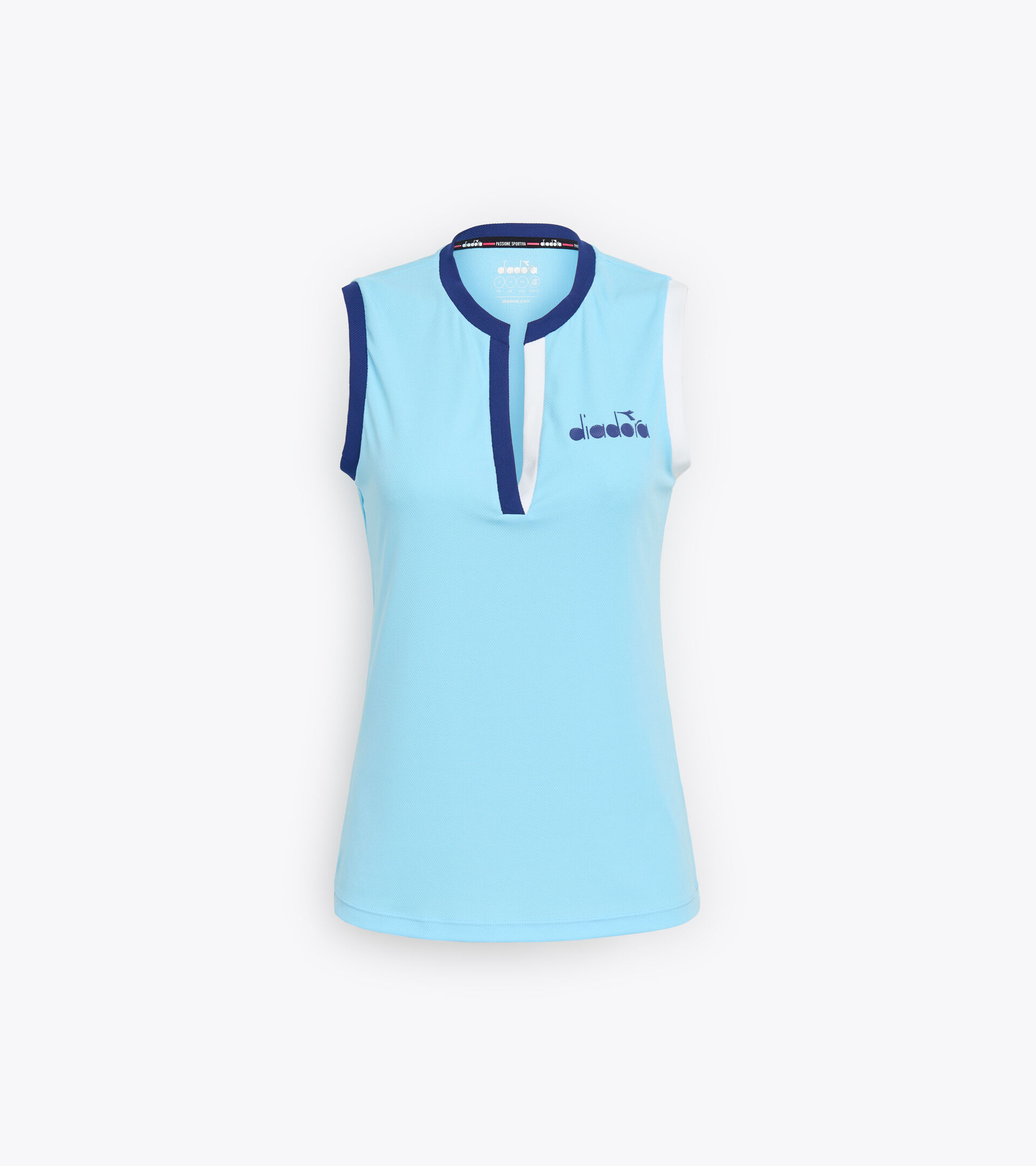 Tennis tank top - Women  L. TANK ICON BRIGHT BABY BLUE - Diadora
