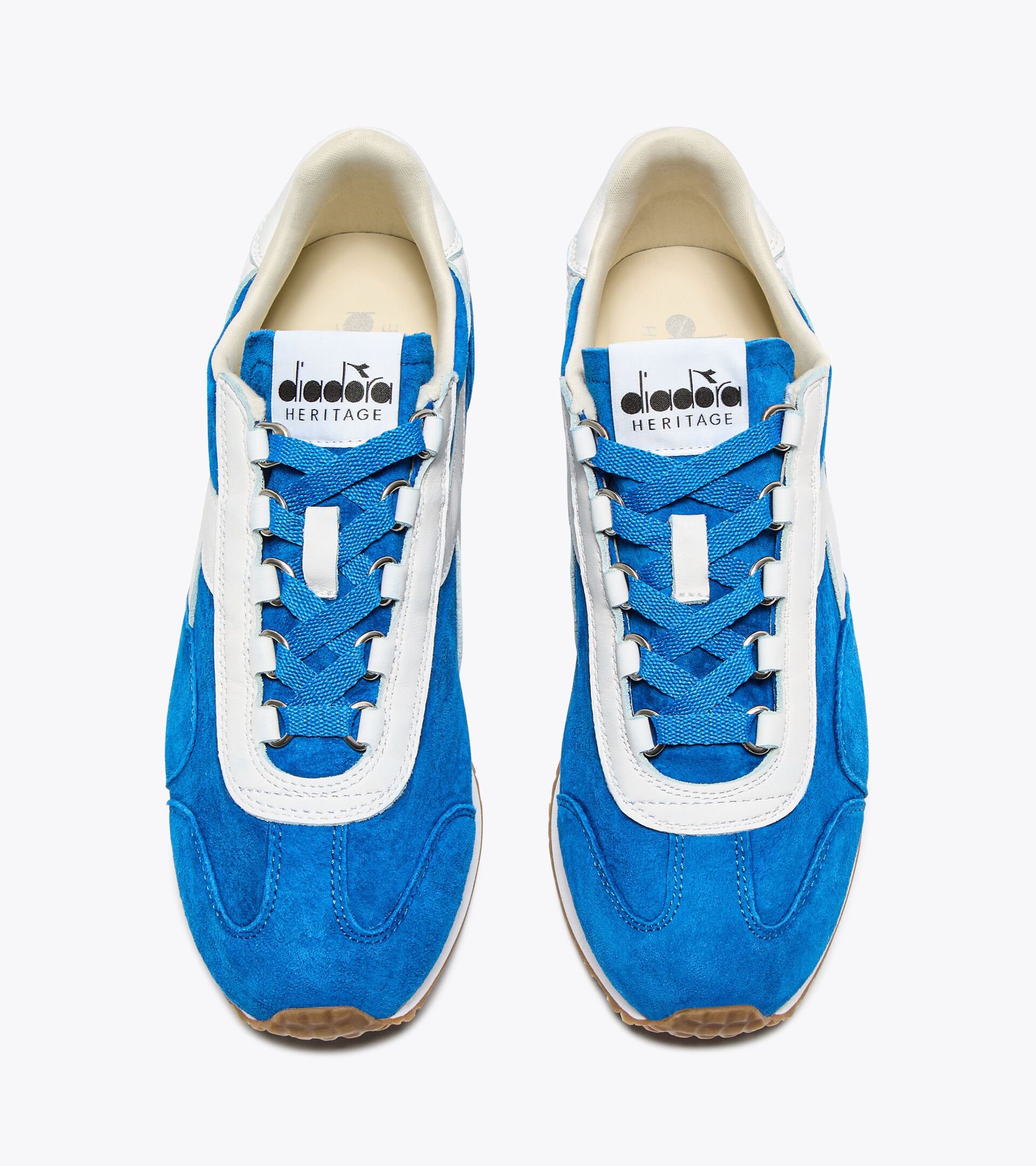 Sneaker Heritage in pelle profilo basso - Per ogni genere EQUIPE '75 SW BLU MICRO - Diadora