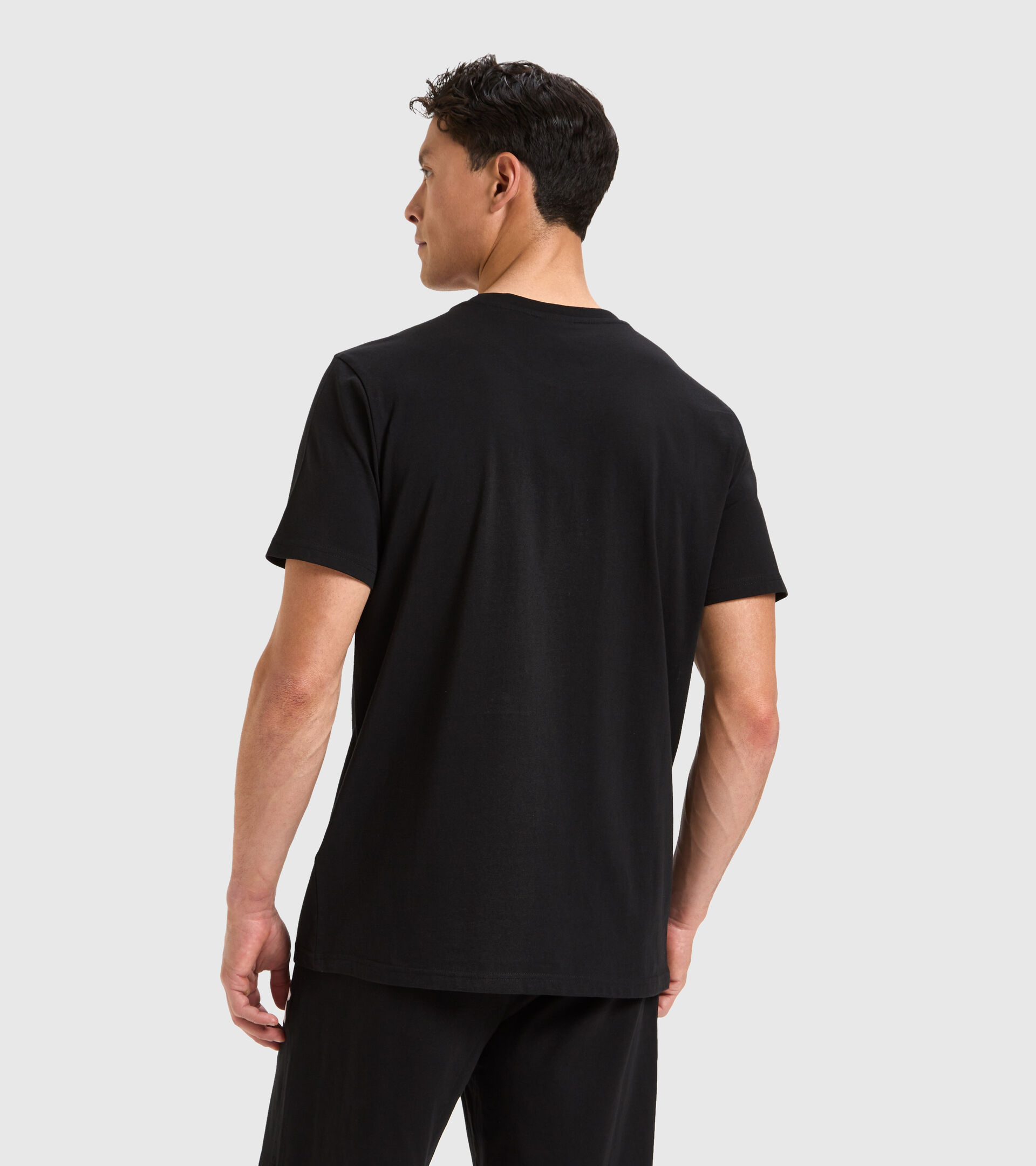 Cotton T-shirt - Men T-SHIRT SS CHROMIA BLACK - Diadora