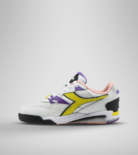 REBOUND ACE WN, WHITE/YELLOW/BLACK Double Action technology trainer - Women REBOUND ACE WN WHITE/YELLOW/BLACK - Diadora