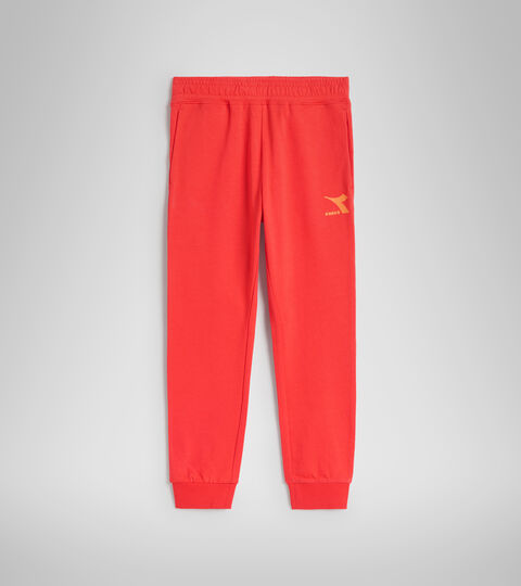 JU.CUFF PANTS RAINBOW, POPPY RED Cotton sports trousers - Unisex JU.CUFF PANTS RAINBOW POPPY RED - Diadora