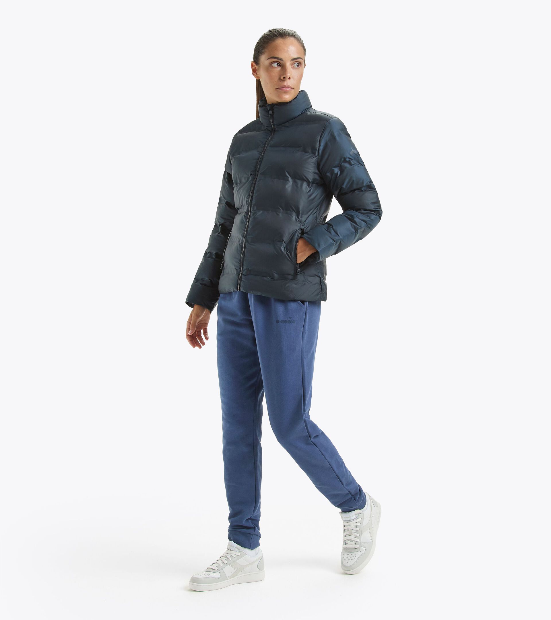 Puffer jacket - Women L. INSULATED JACKET NAVY - Diadora