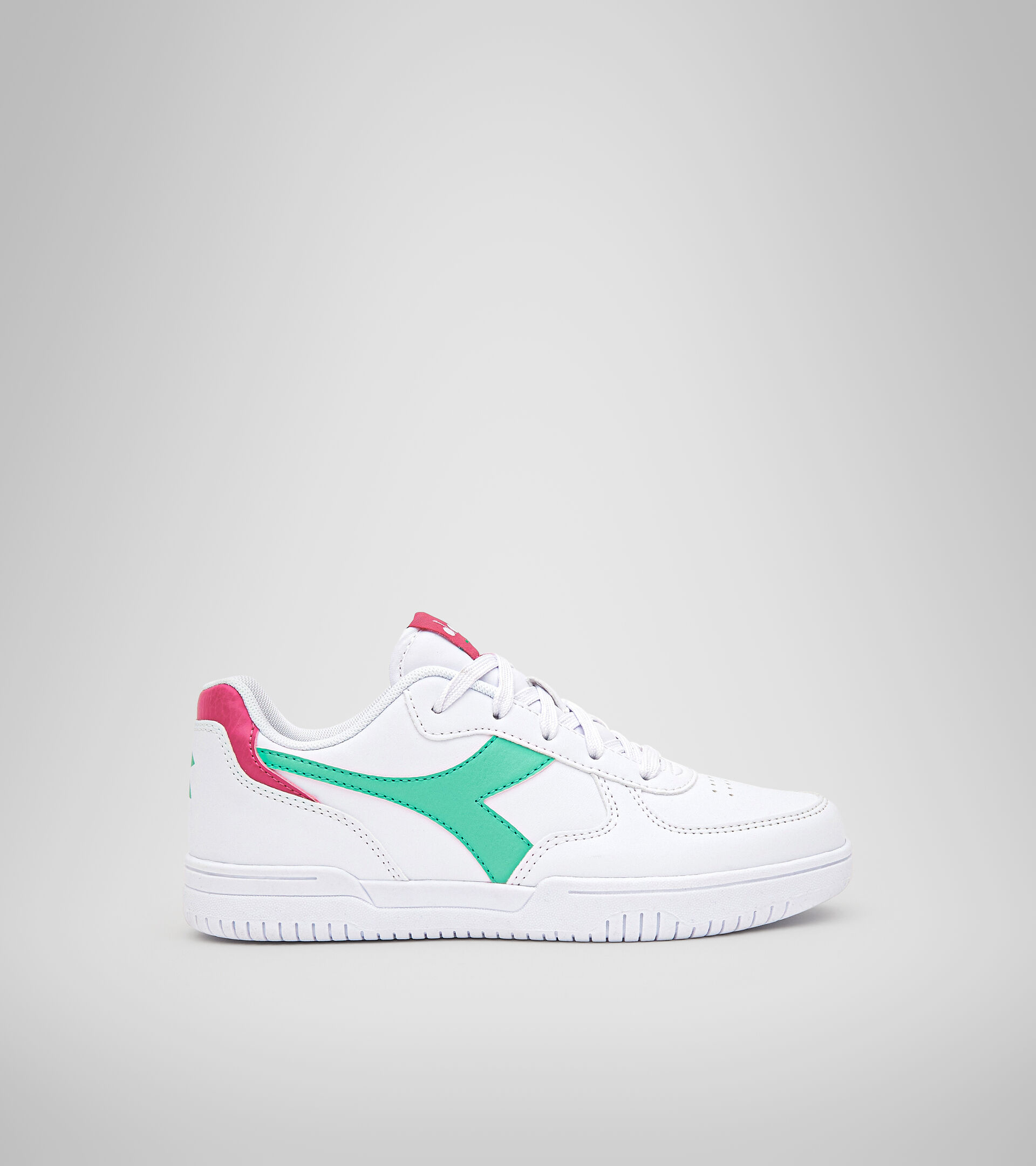 Sports shoes - Youth 8-16 years RAPTOR LOW GS WHITE/BISCAY BAY - Diadora