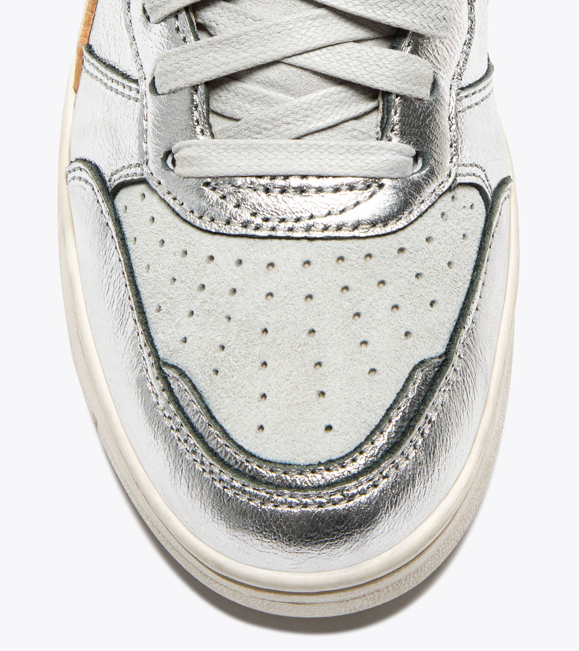 Sneakers Heritage en cuir lamé - Pour tous les genres B.560 METAL S USED GRIS VIOLET - Diadora