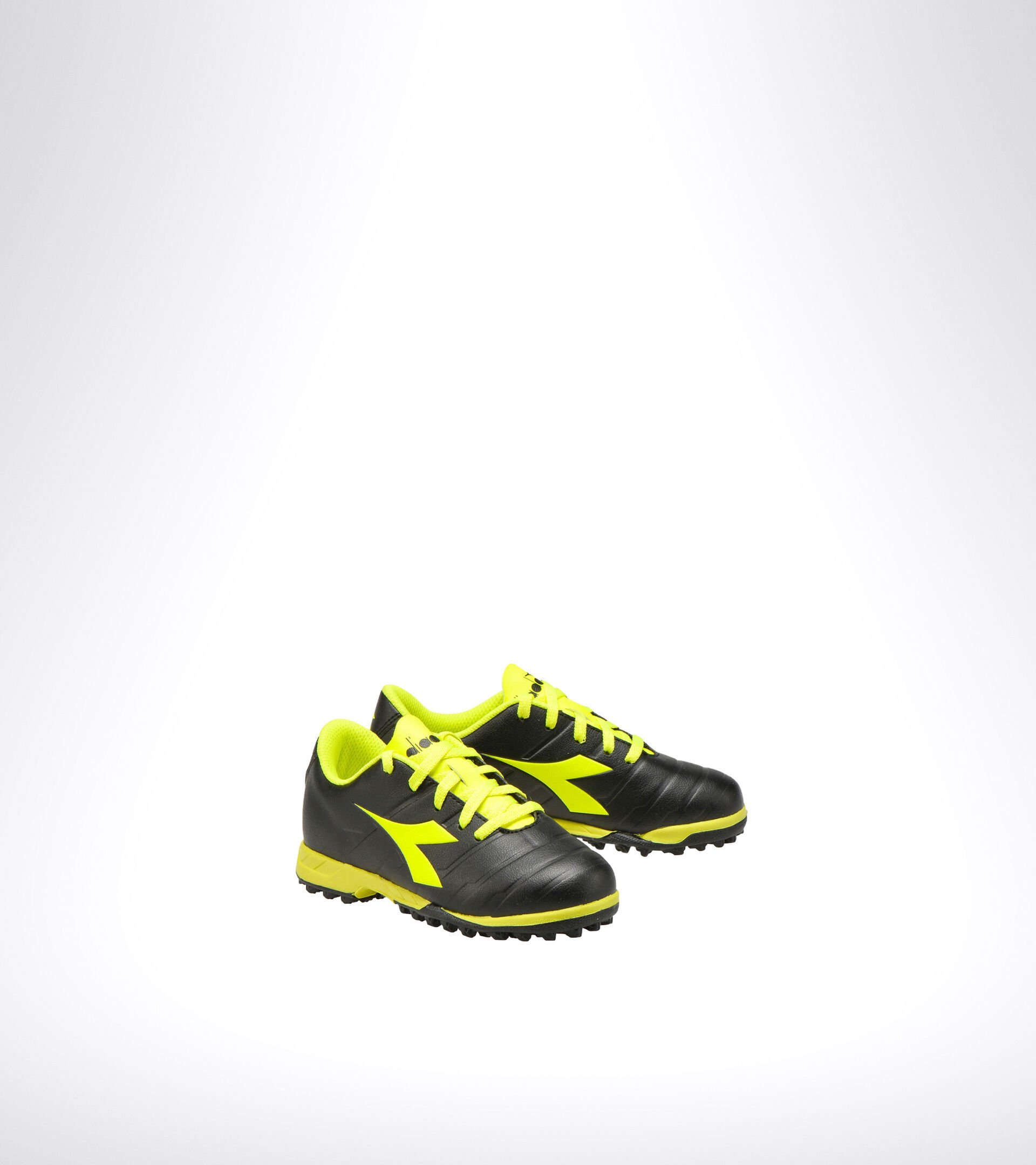 Hard ground and artificial turf football boot - Unisex kids PICHICHI 3 TF JR BLACK/FLUO YELLOW DIADORA - Diadora