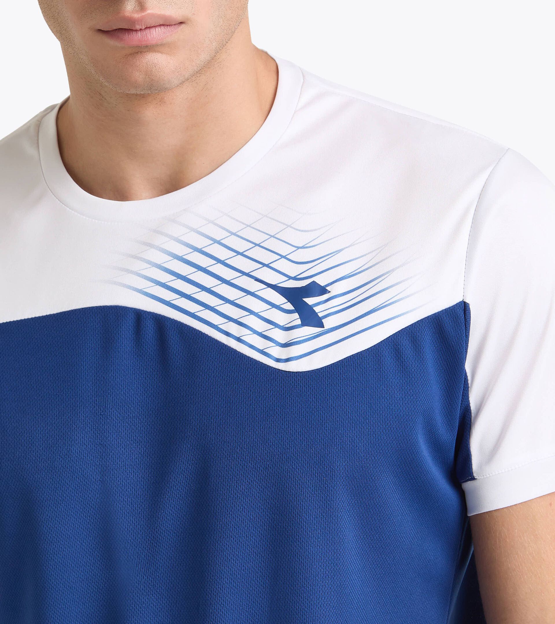 Tennis T-shirt - Men T-SHIRT COURT SALTIRE NAVY - Diadora