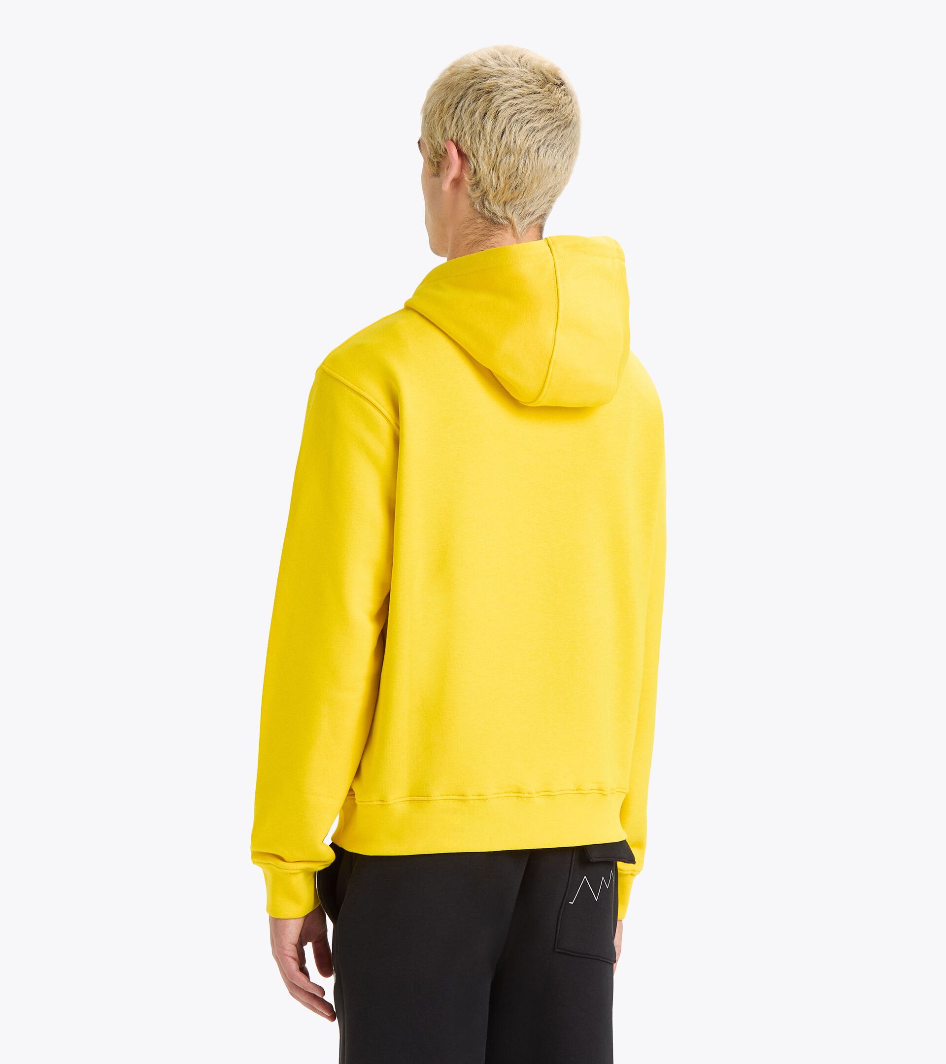 Sporty hoodie - All-Gender HOODIE ROUTE HIGH VISIBILITY - Diadora